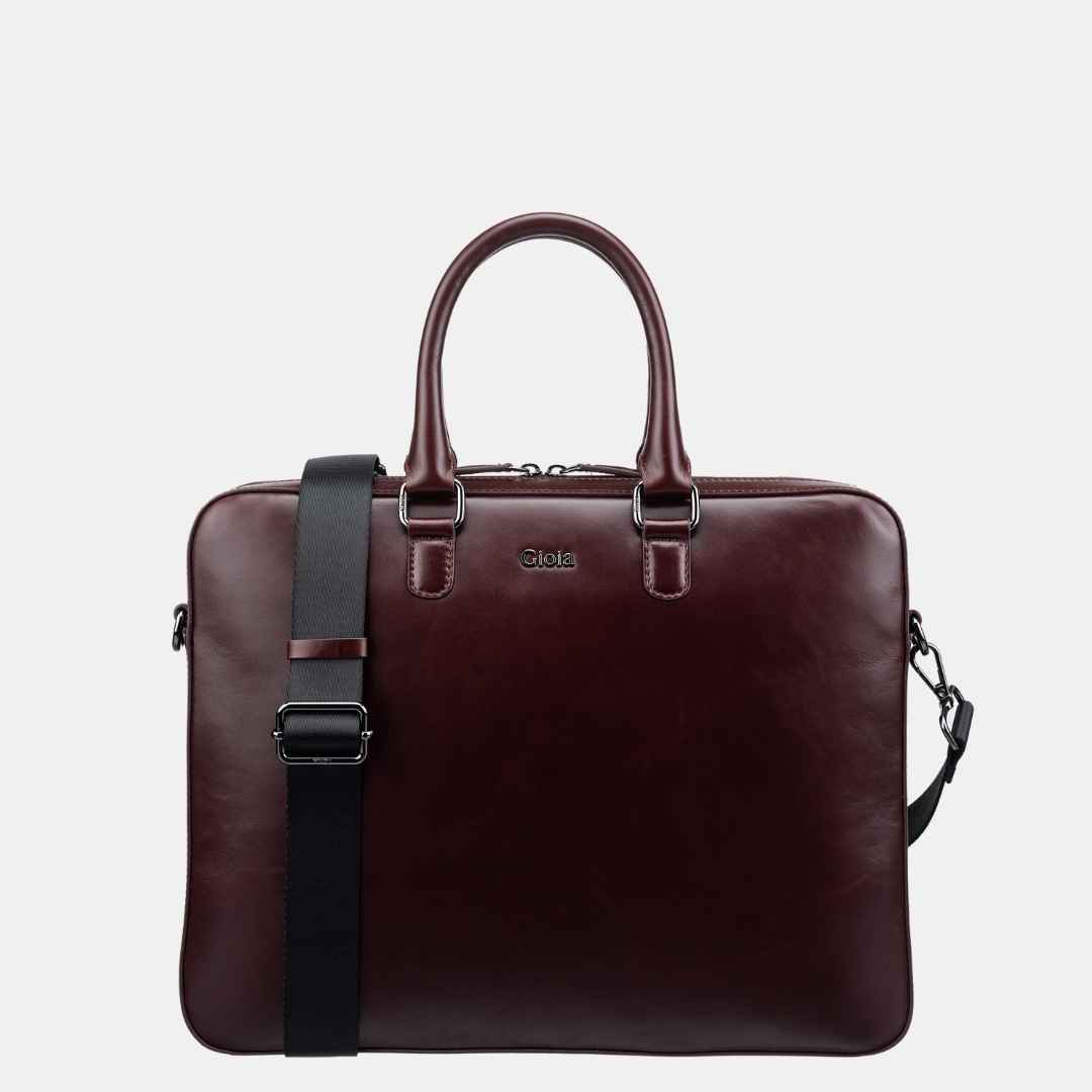 Enzo Laptop Bag#Color_Burgundy
