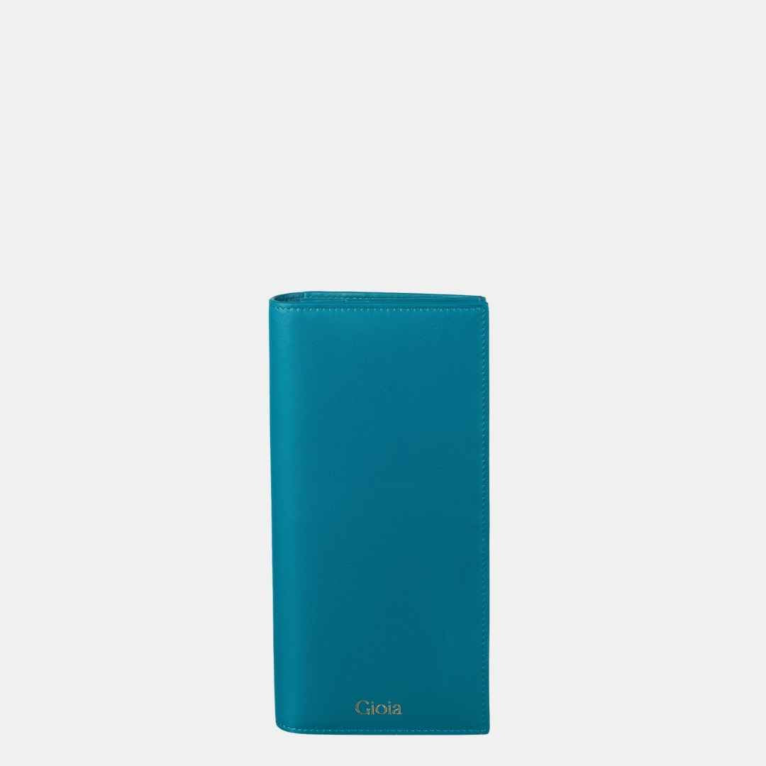 Juliet Slim Wallet#Color_Teal Blue