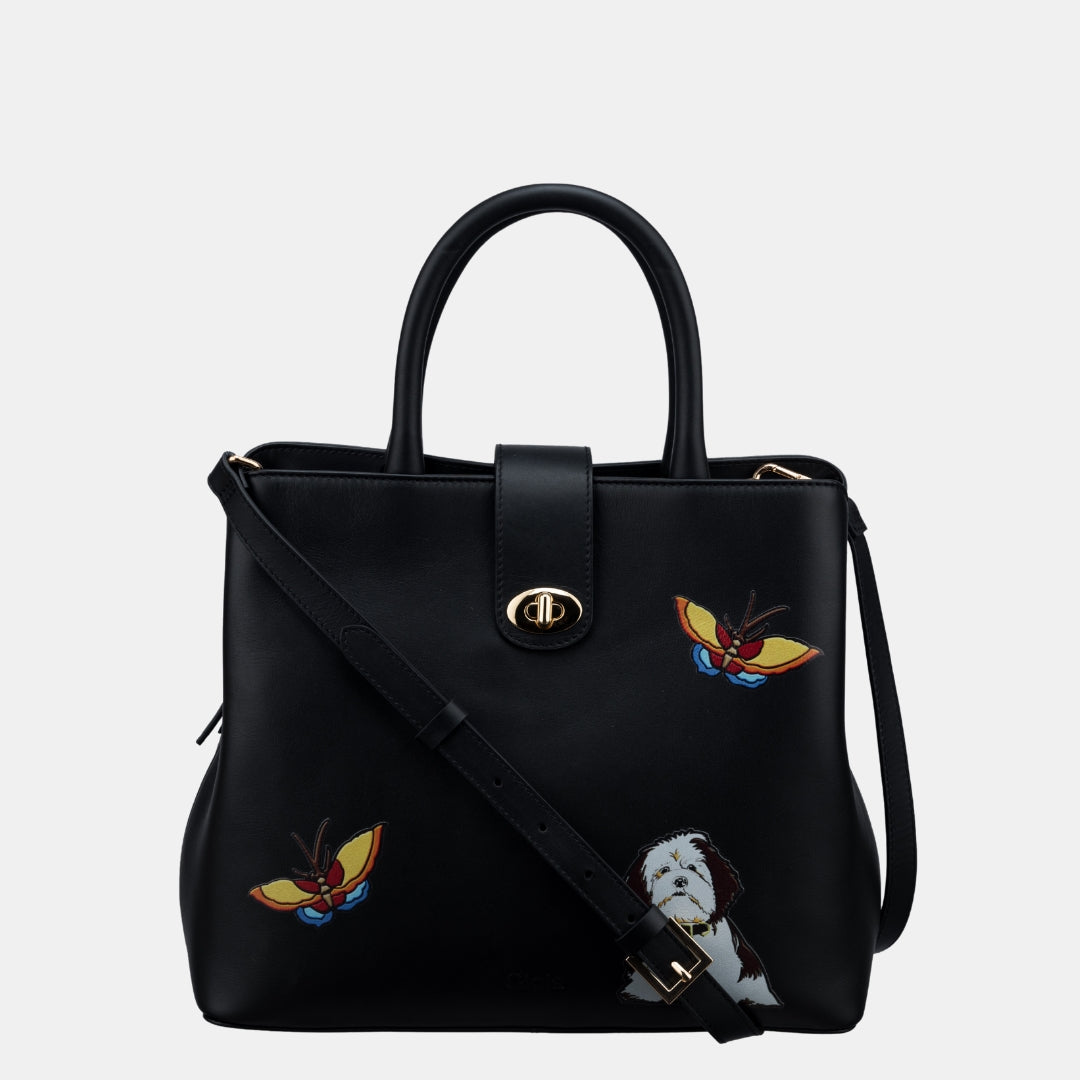 Srina Tote#Color_Black