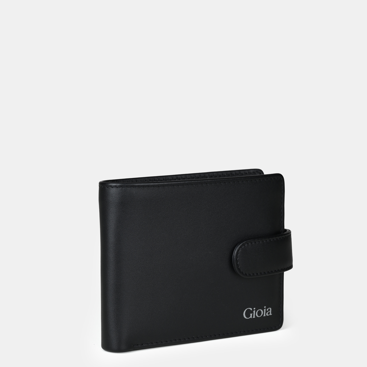Multi Slot Leather Card Case#Color_Black