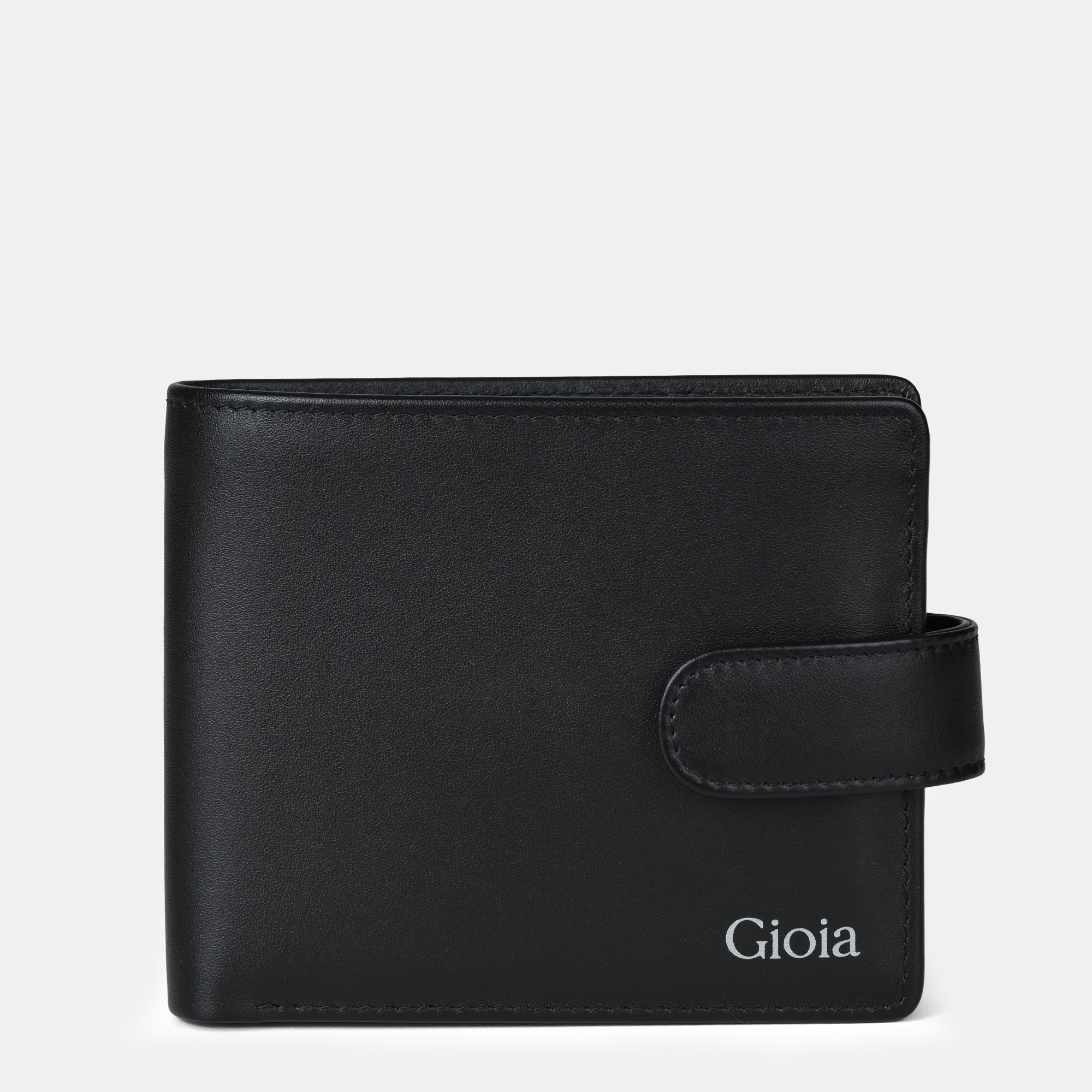 Multi Slot Leather Card Case#Color_Black