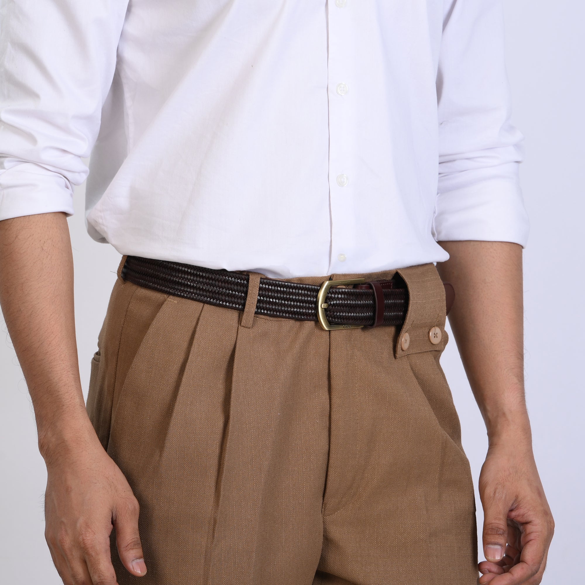 Enzo Woven 3.5 cm Belt