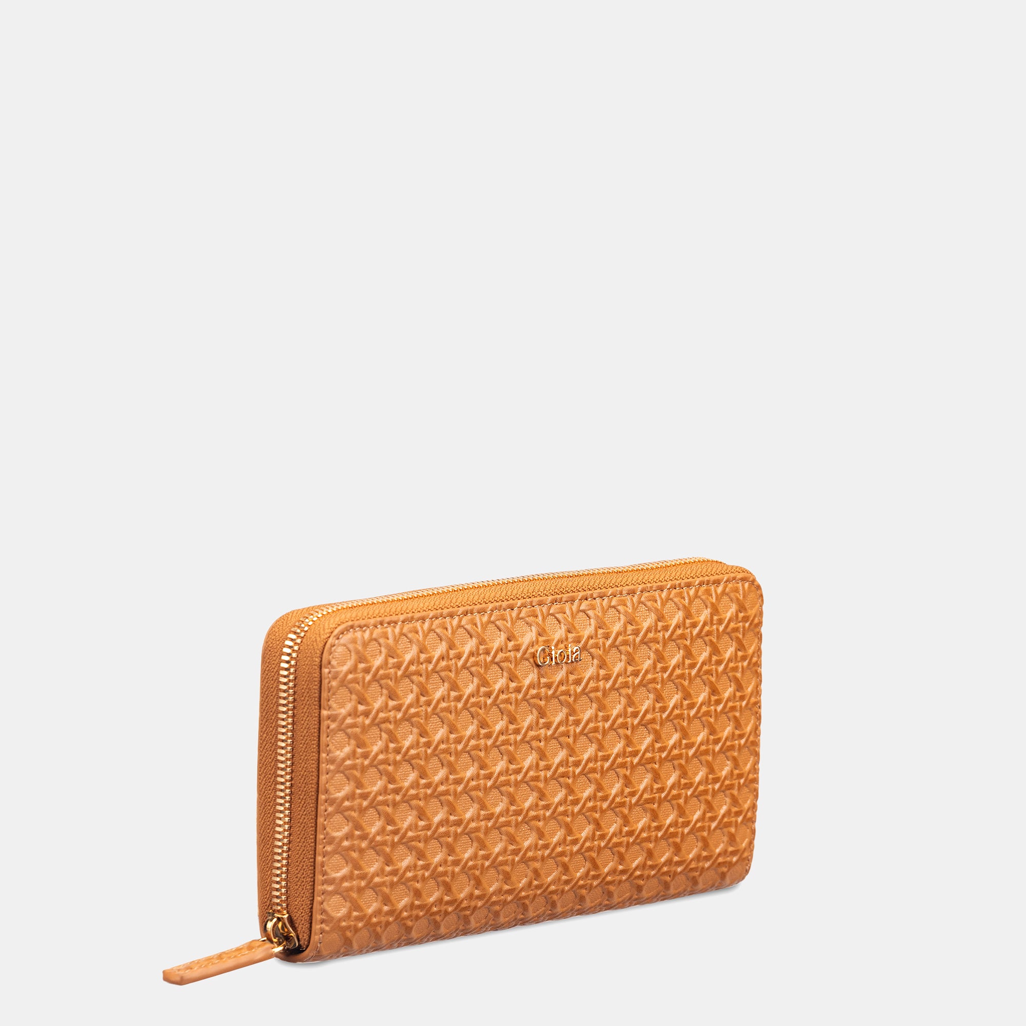 Daisy Ziparound Wallet#Color_Tan