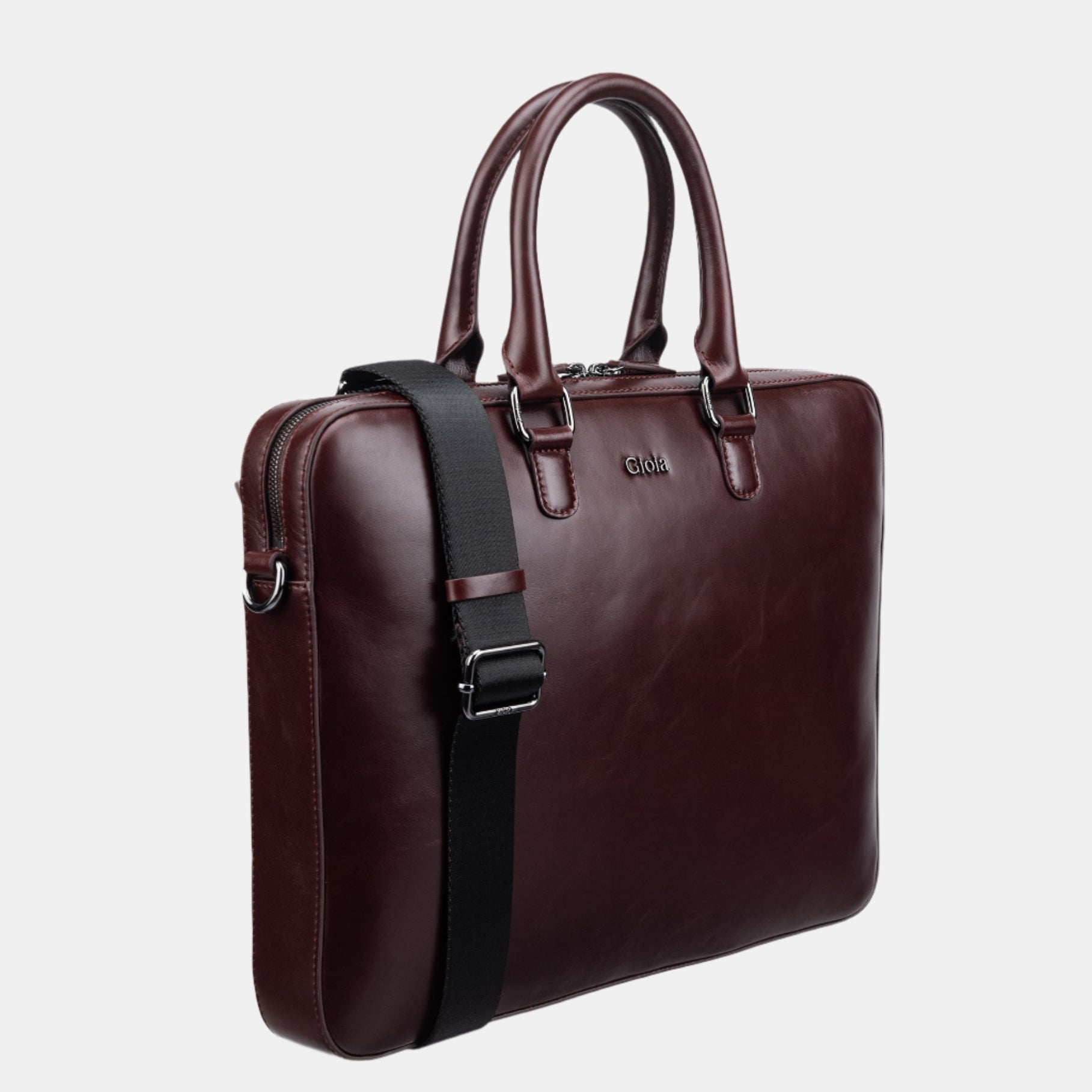 Enzo Laptop Bag#Color_Burgundy