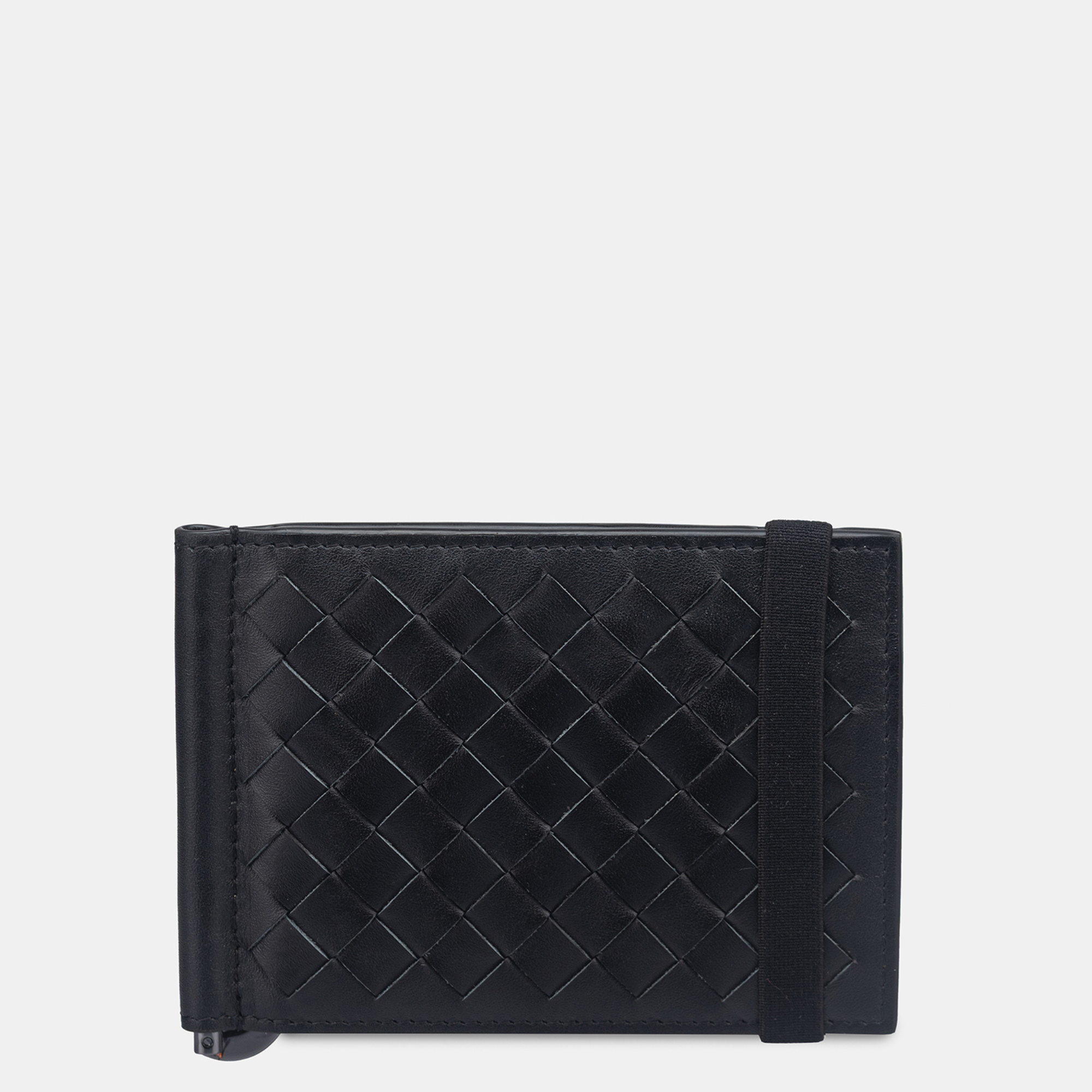 Enzo Woven Money Clip Wallet 6cc#Color_Black