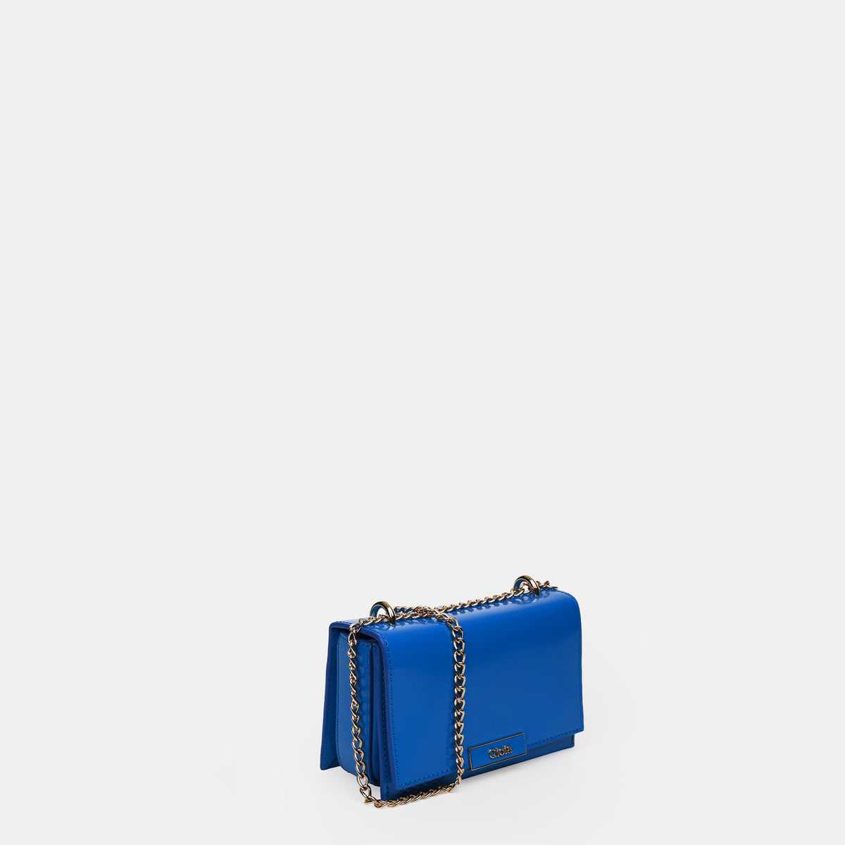 The Gloss Edit Mini Bag#Color_Blue