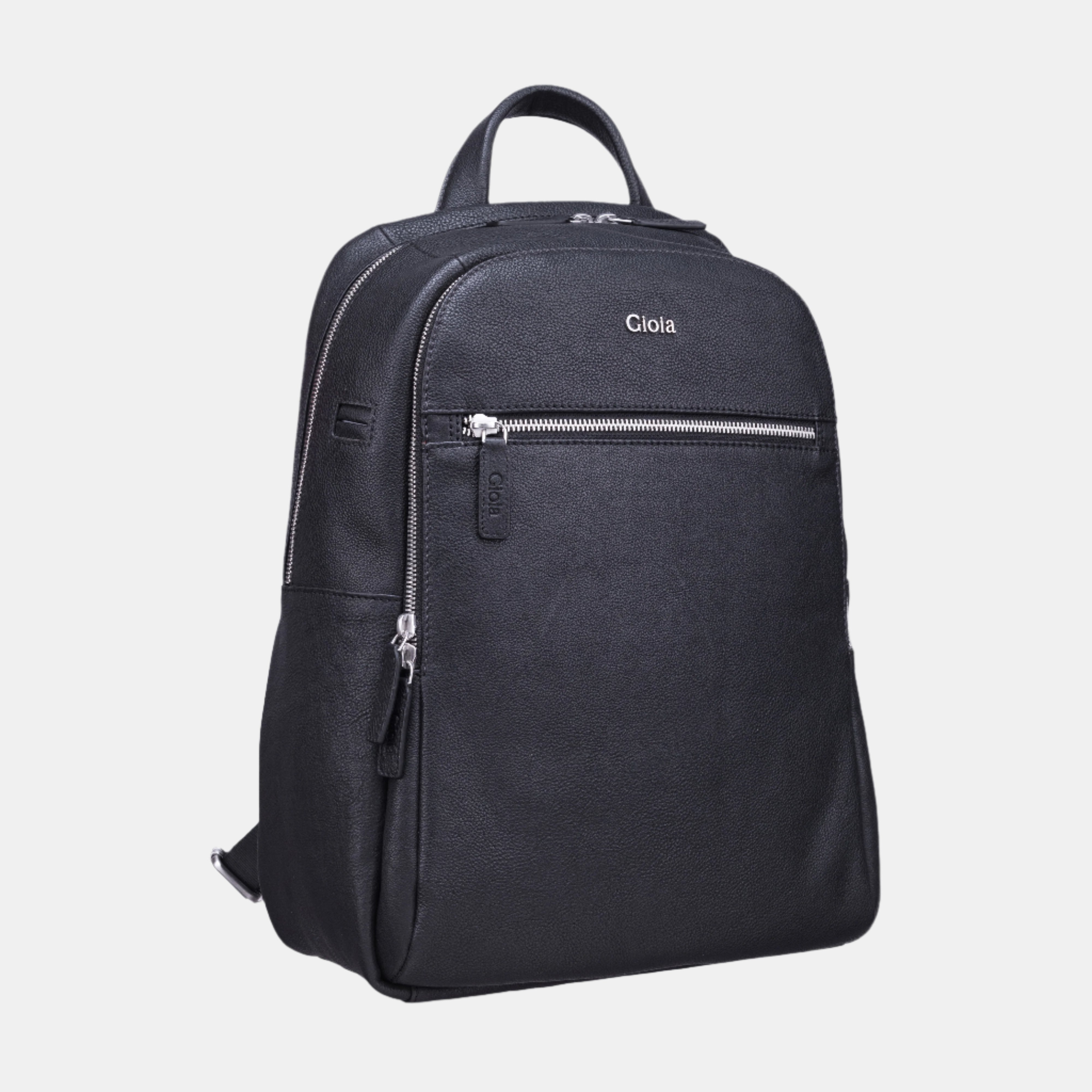 Louis Medium Backpack#Color_Black