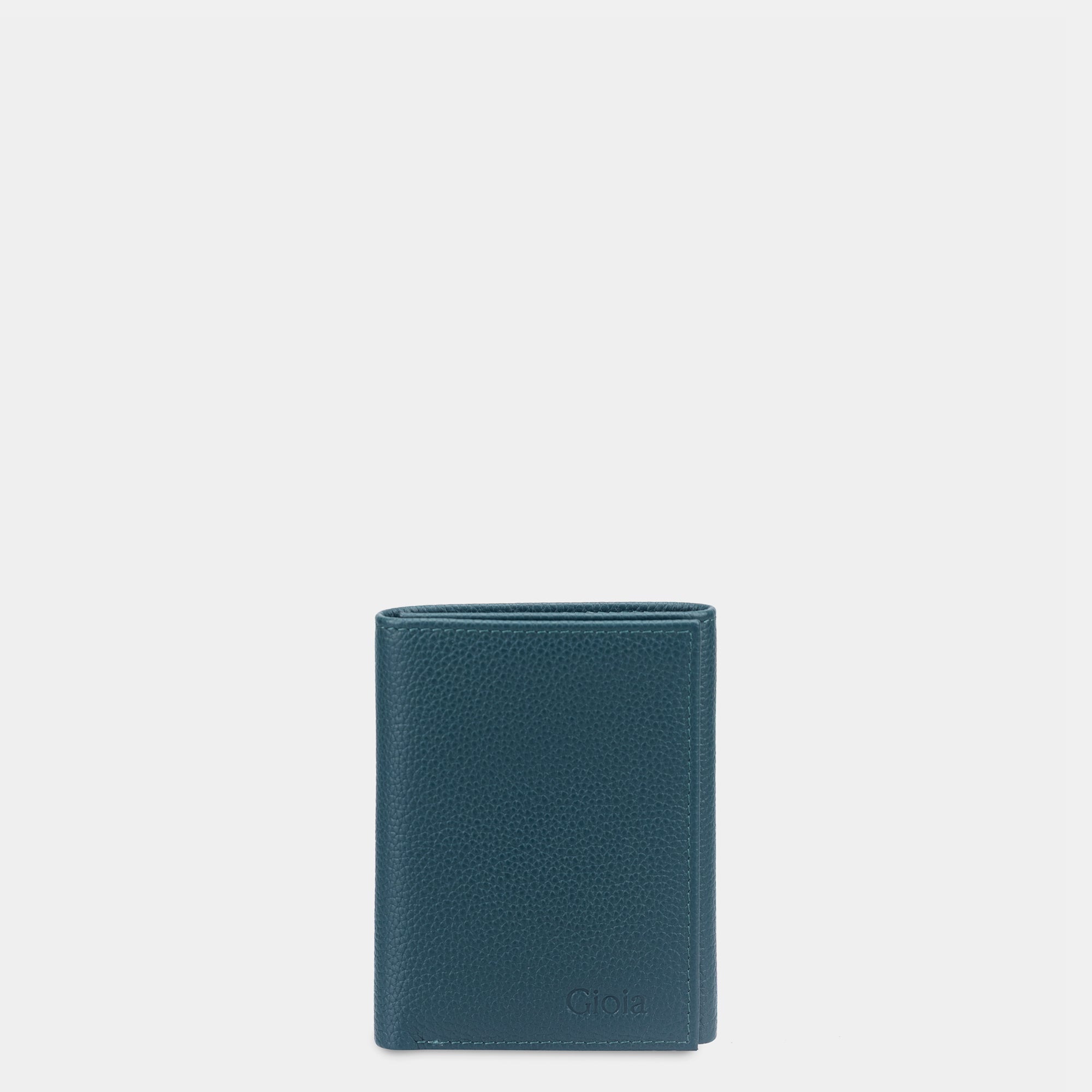 Lorenzo Mini Trifold Wallet 6cc with ID slot#Color_Dark Green