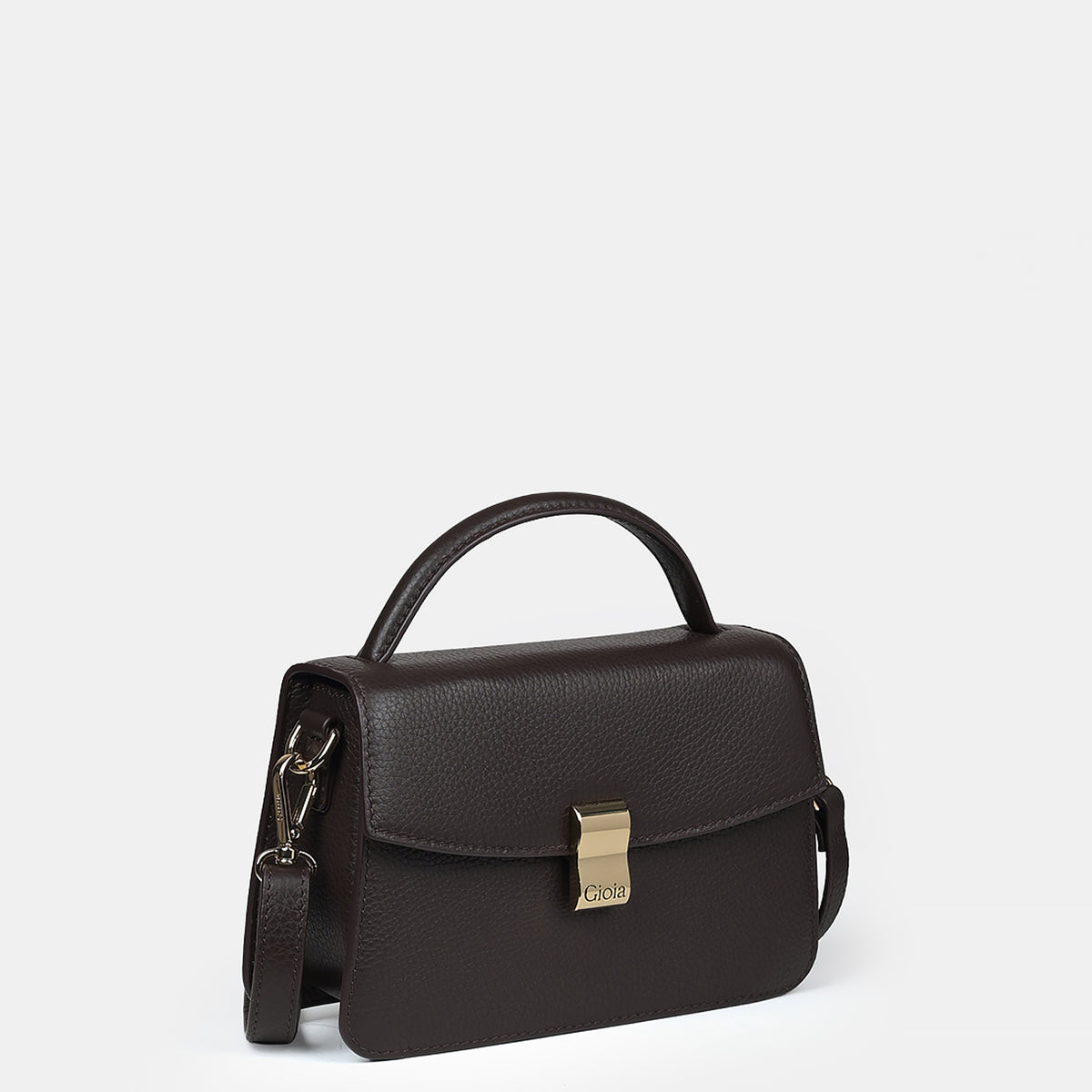 Maddox G Leather Small Crossbody#Color_Brown