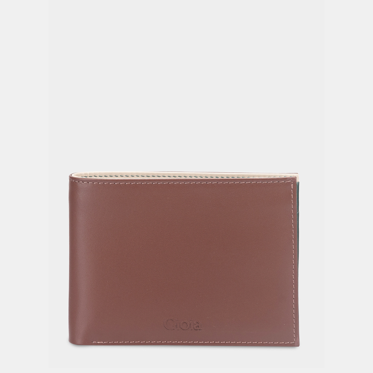 Multi-Color Bifold Wallet with Coin Case 3cc#Color_Walnut