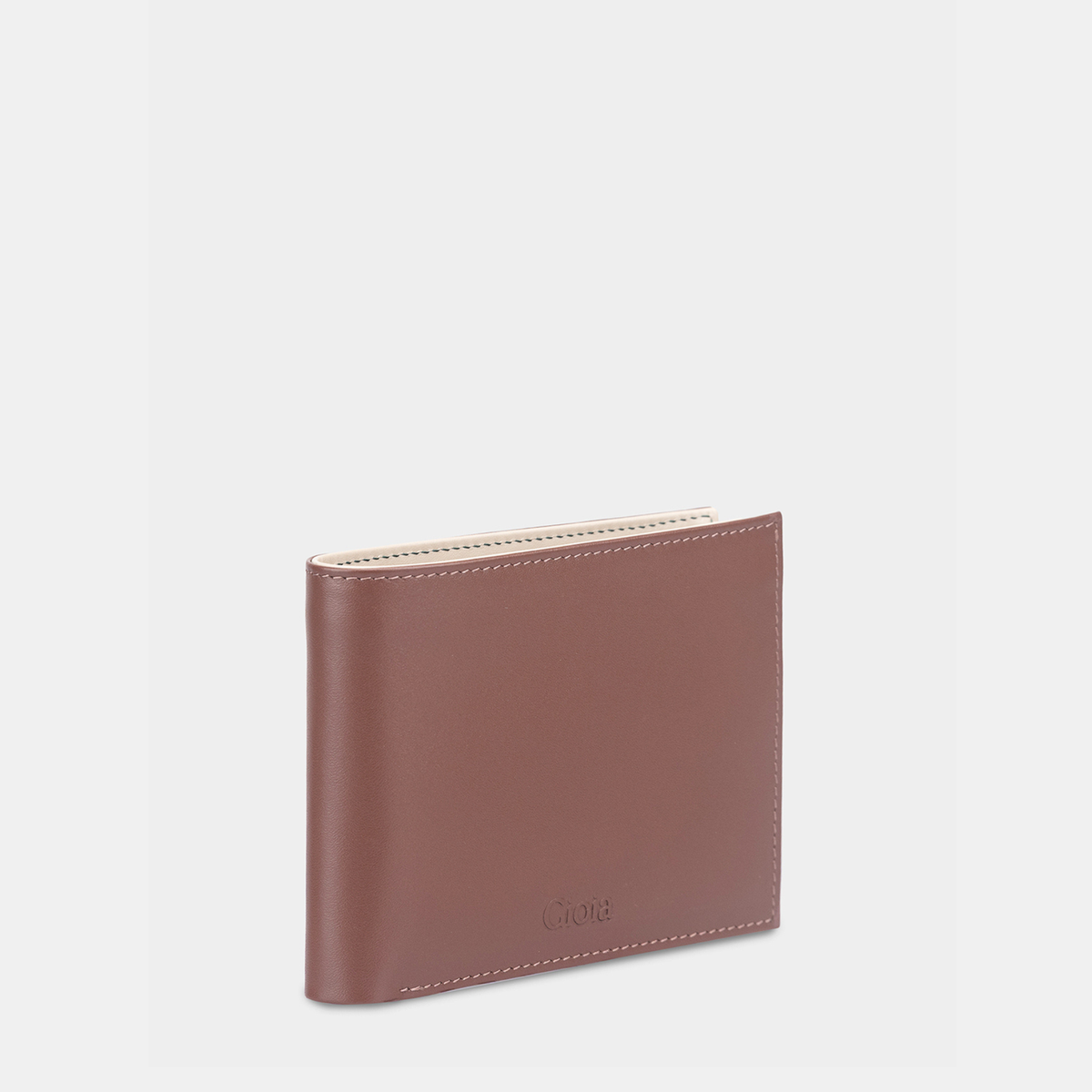 Multi-Color Bifold Wallet with Coin Case 3cc#Color_Walnut