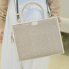 Raffia Book Tote