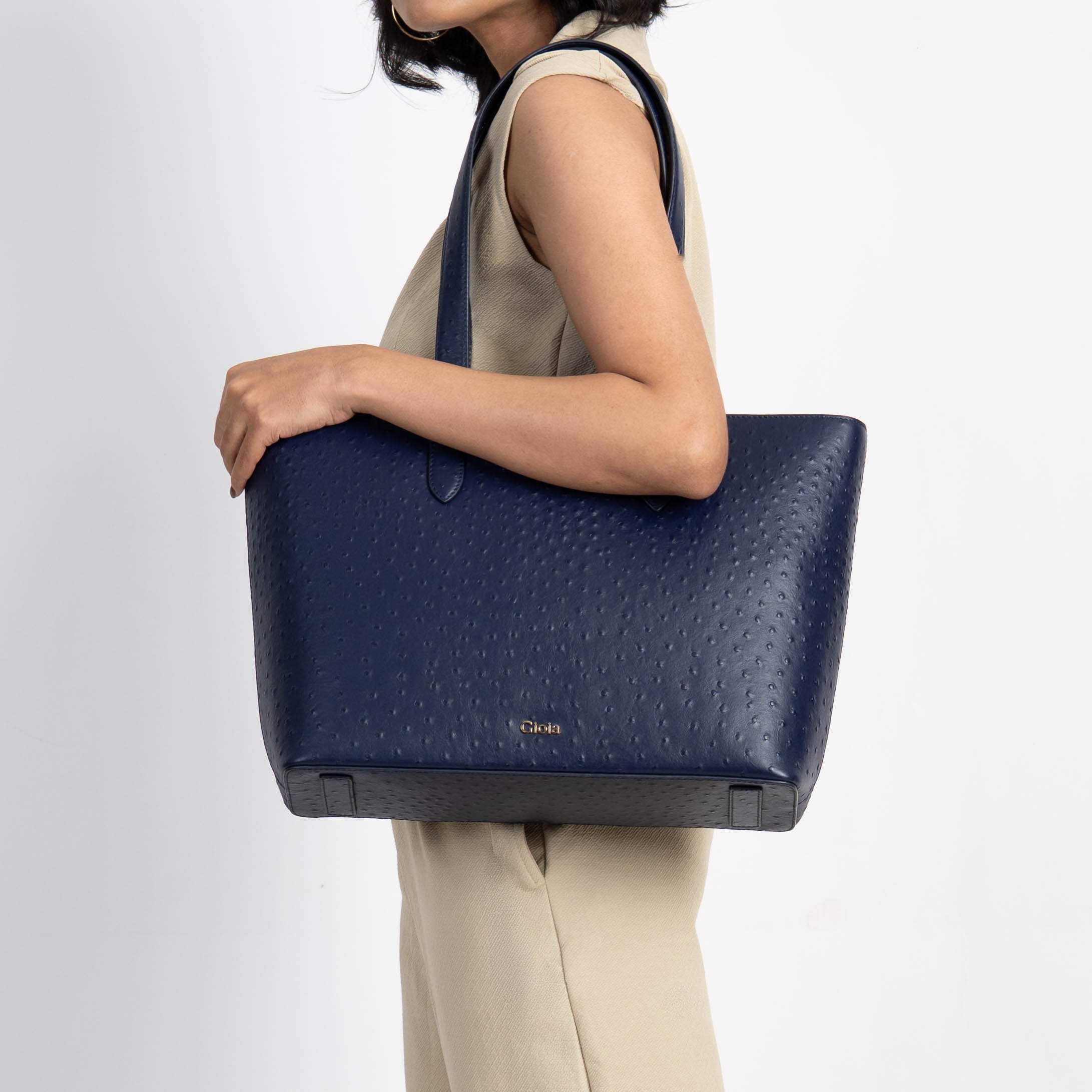 Renata OS Tote#Color_Navy