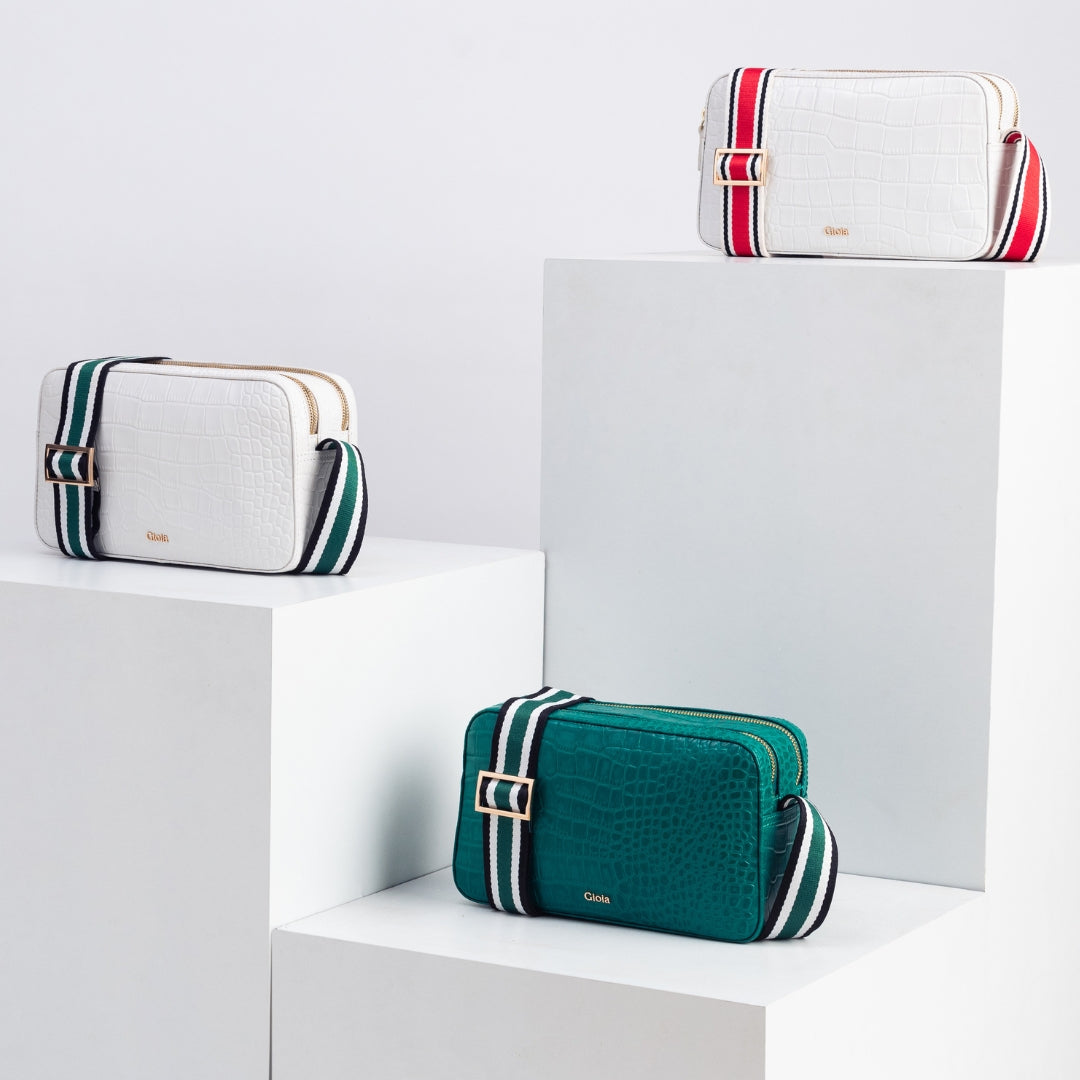 Pola-R Small Crossbody#Color_White G