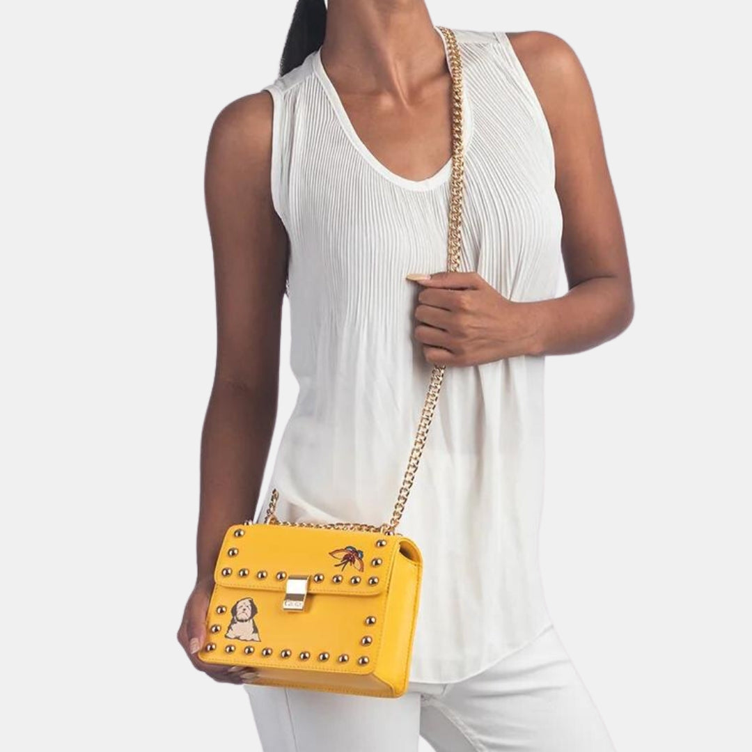 Srina Sling Bag#Color_Yellow