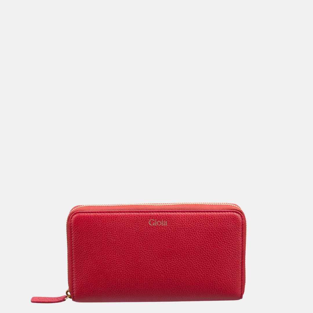 Ava Ziparound Wallet#Color_Red