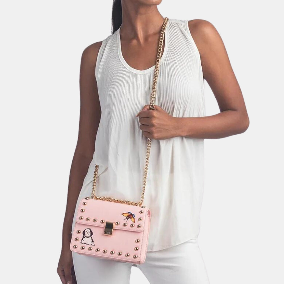 Srina Sling Bag#Color_Pink