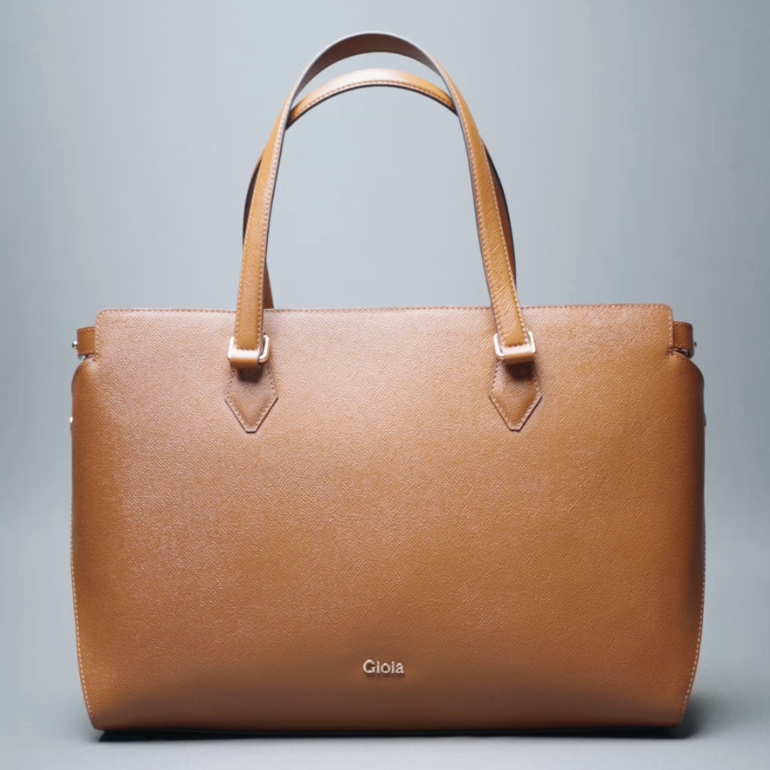 Valeria Grande Tote#Color_Tan