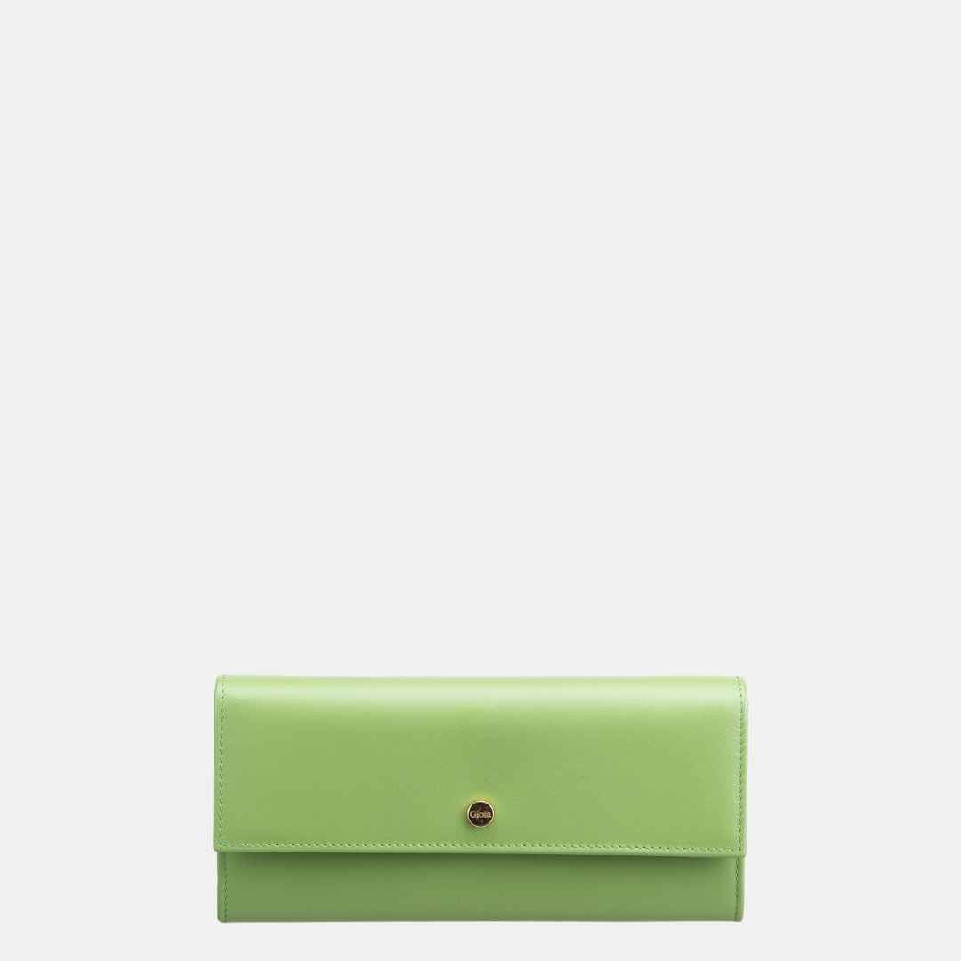 Juliet Flapover Clutch#Color_Parrot Green
