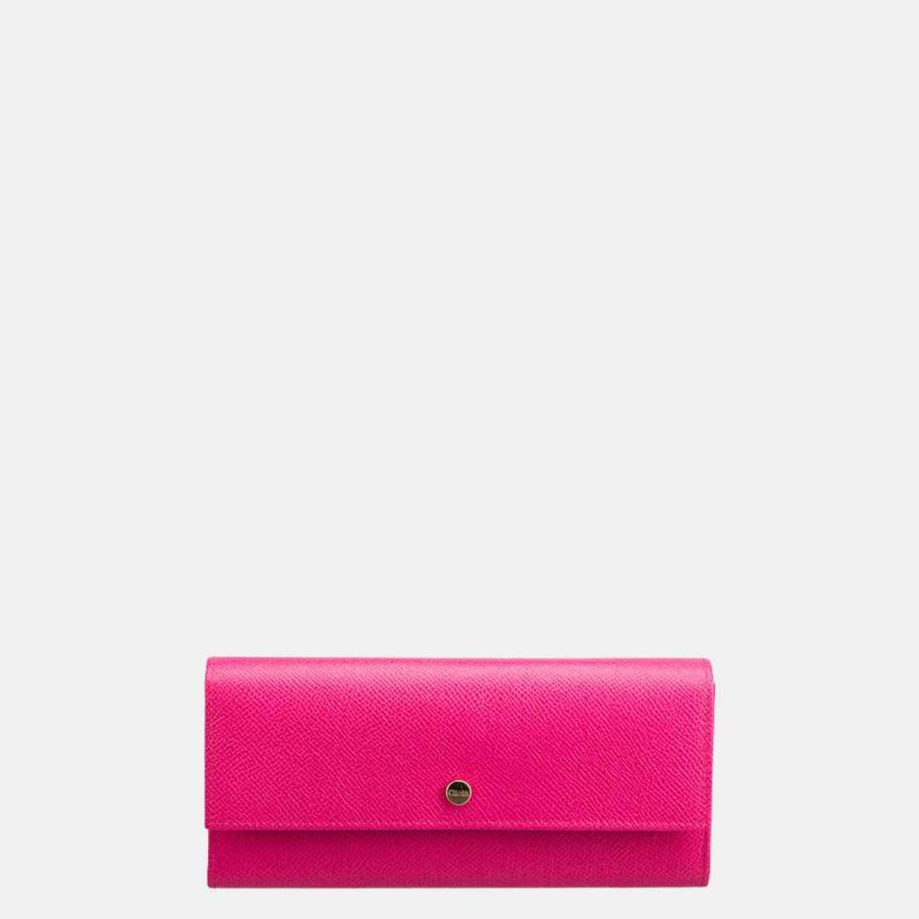 Saffiano Flapover Clutch