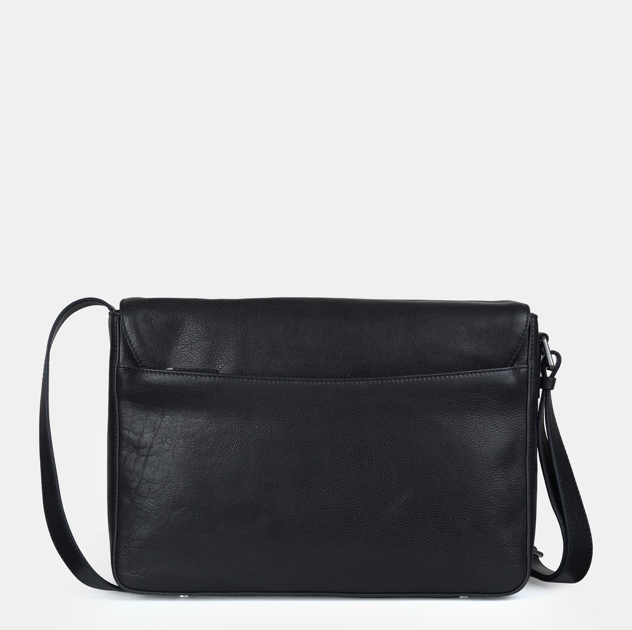 Louis Leather Messenger Bag#Color_Navy