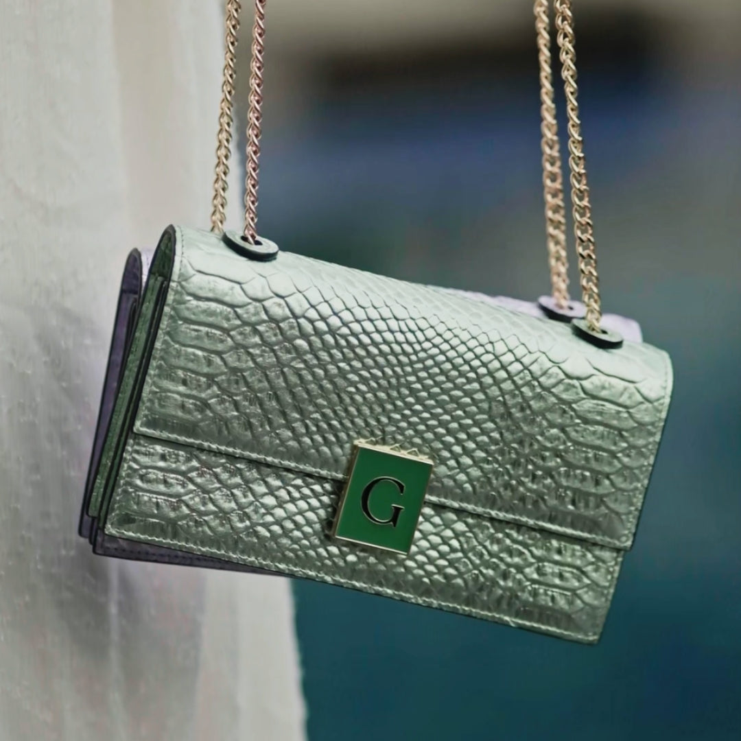 Glitz-N Sling Bag#Color_Green