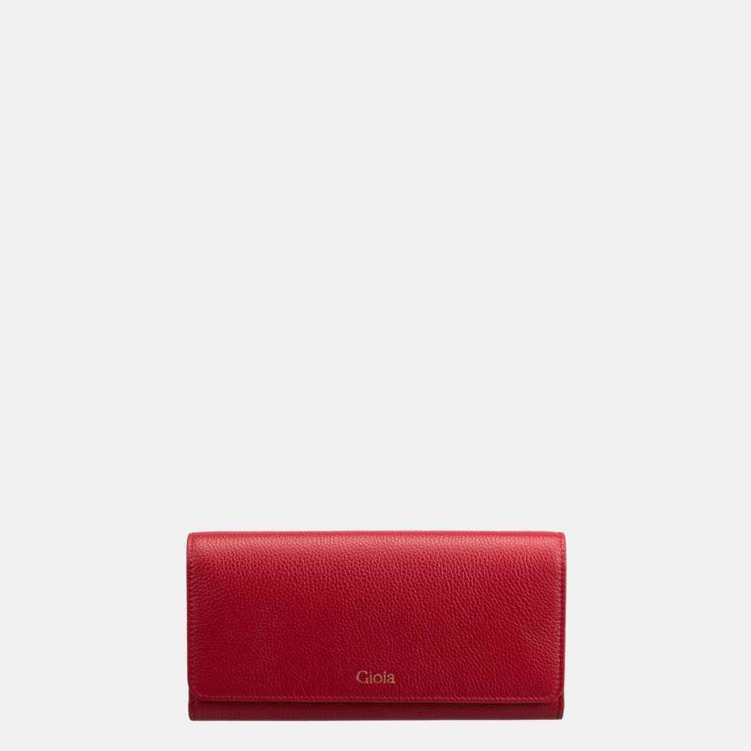 Ava Flapover Clutch#Color_Red