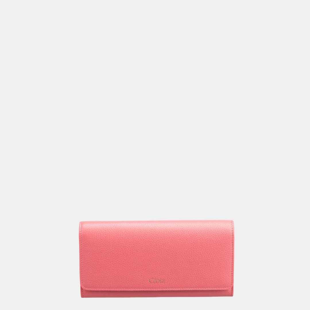Ava Flapover Clutch#Color_Pink