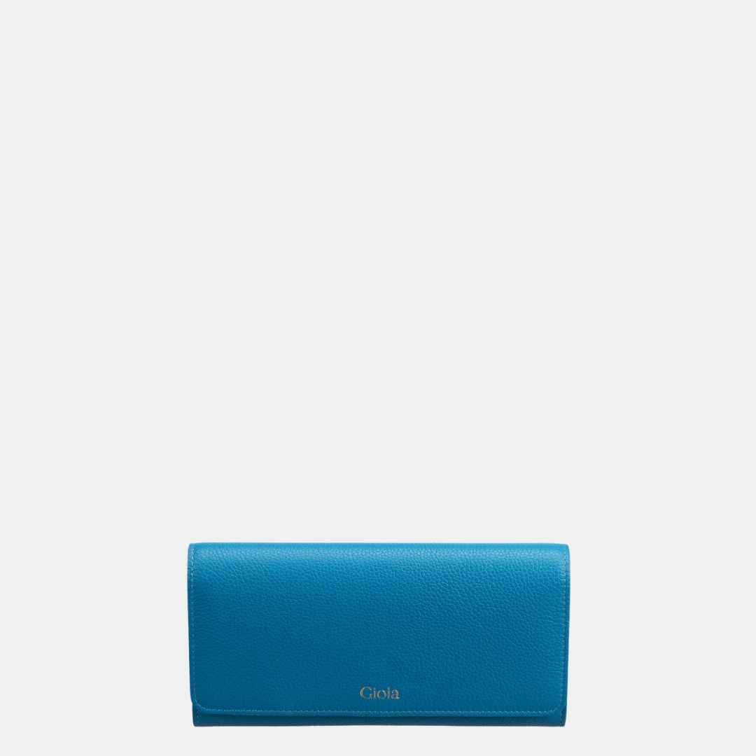 Ava Flapover Clutch#Color_Blue