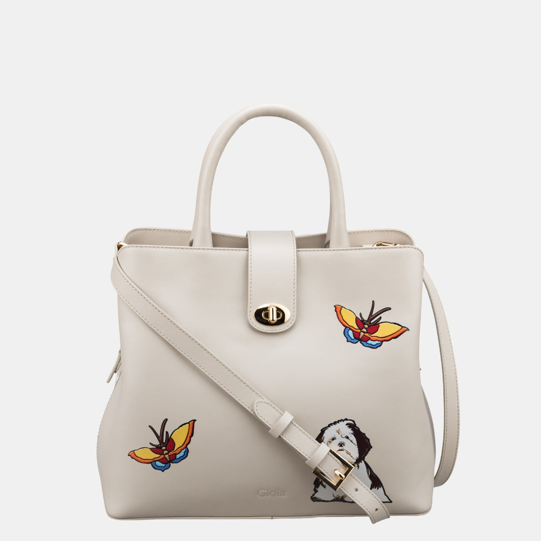 Srina Tote#Color_Cream