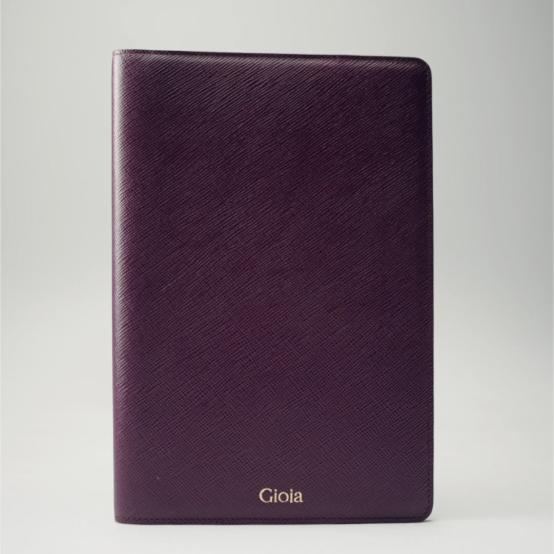 Saffiano Daily Planner 2026#Color_Plum