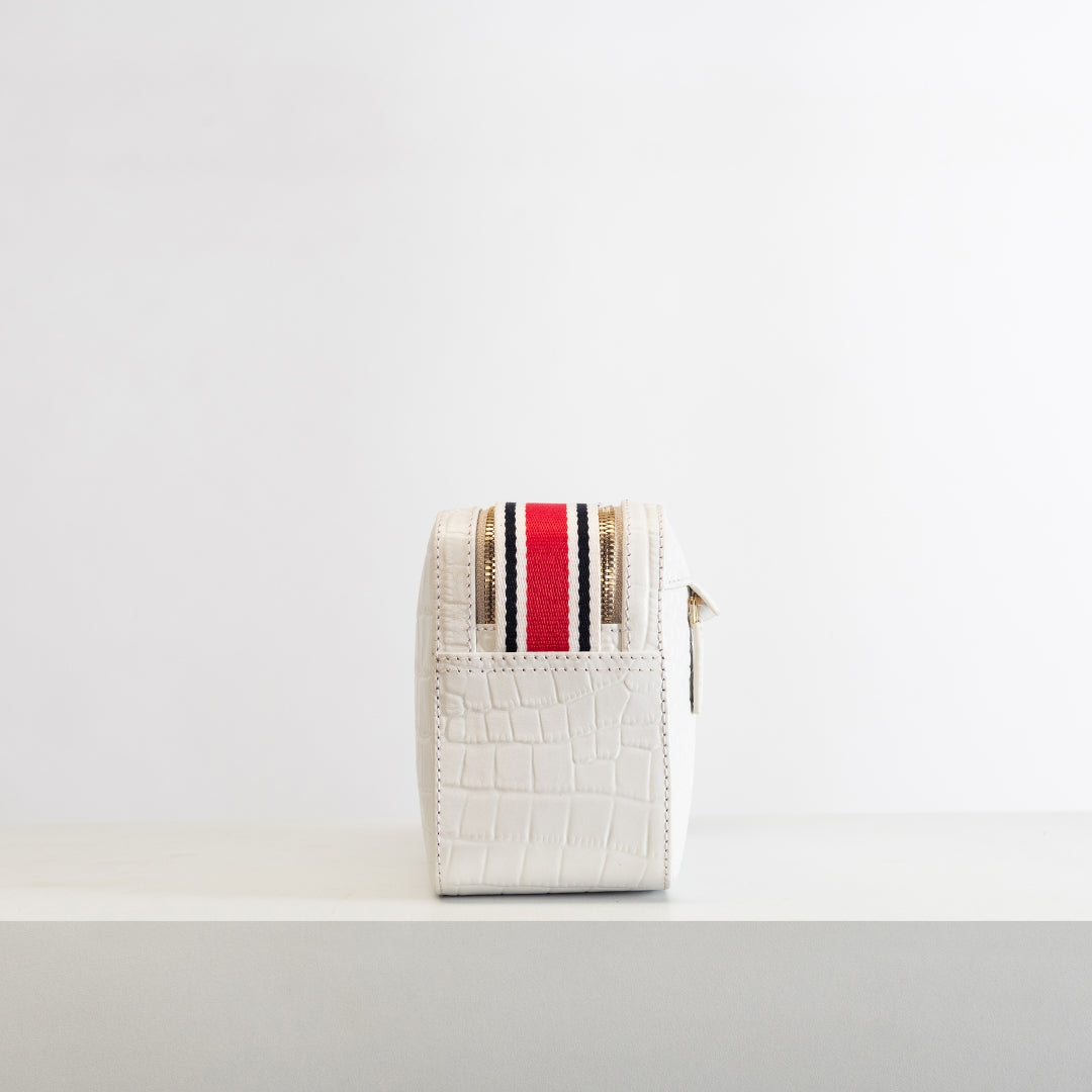 Pola-R Small Crossbody#Color_White R