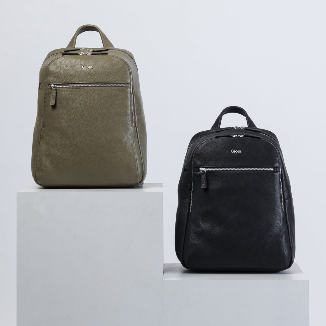 Louis A Medium Backpack#Color_Olive