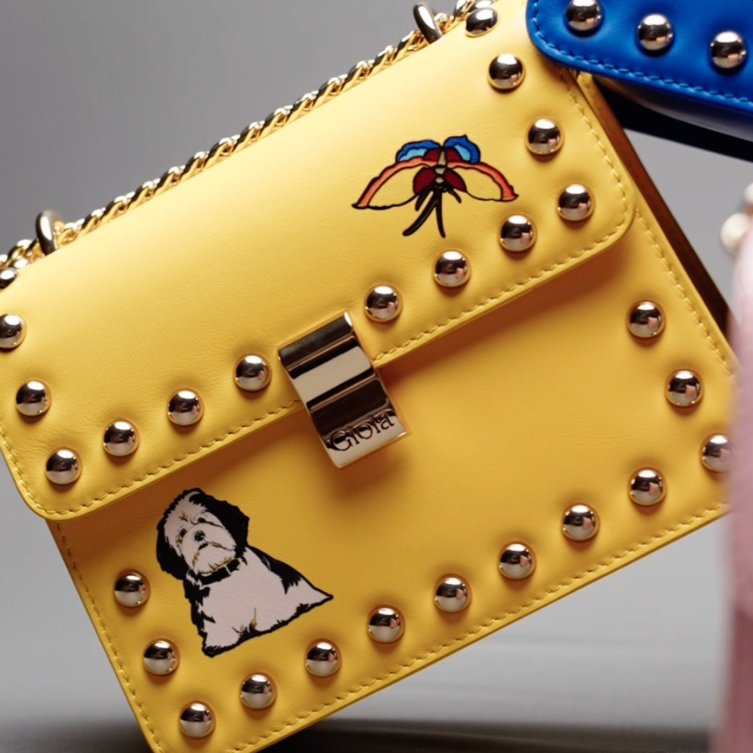 Srina Sling Bag#Color_Yellow