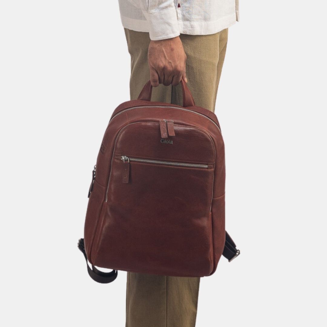 Louis Medium Backpack#Color_Bordeaux