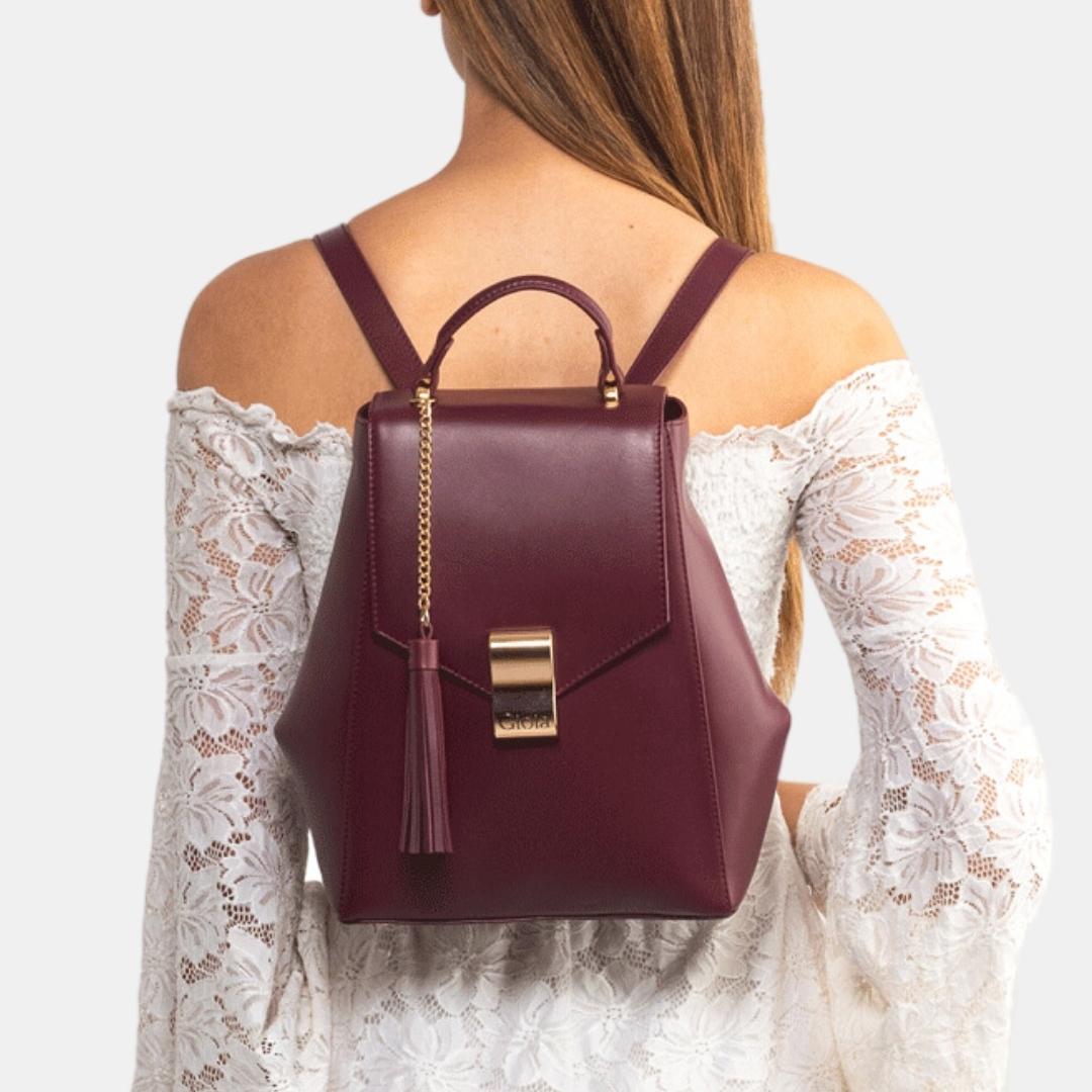 Classic Medium Backpack#Color_Merlot