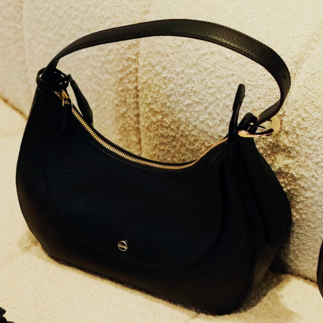 Anna Shoulder Bag#Color_Black