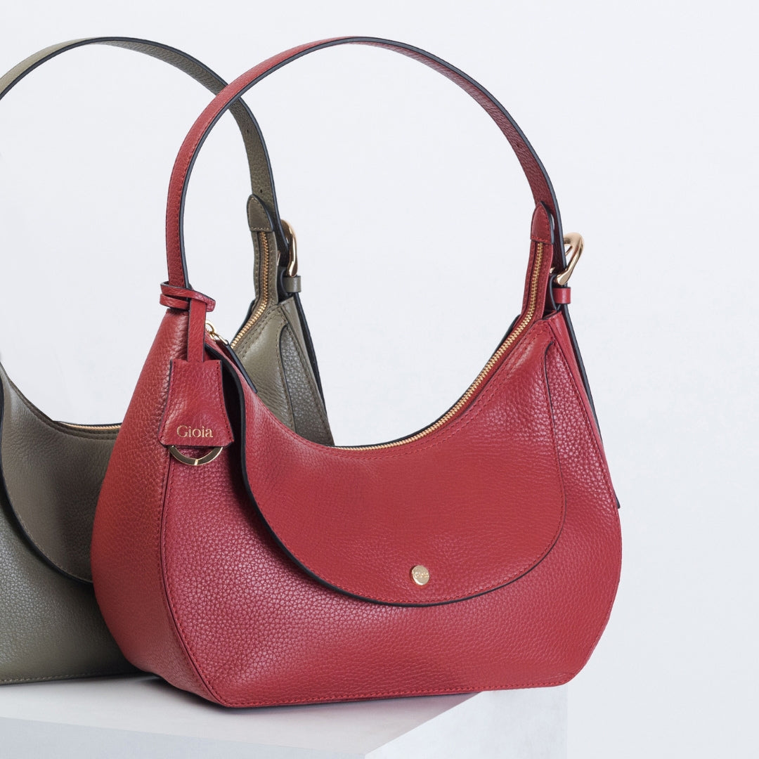 Anna Shoulder Bag#Color_Red