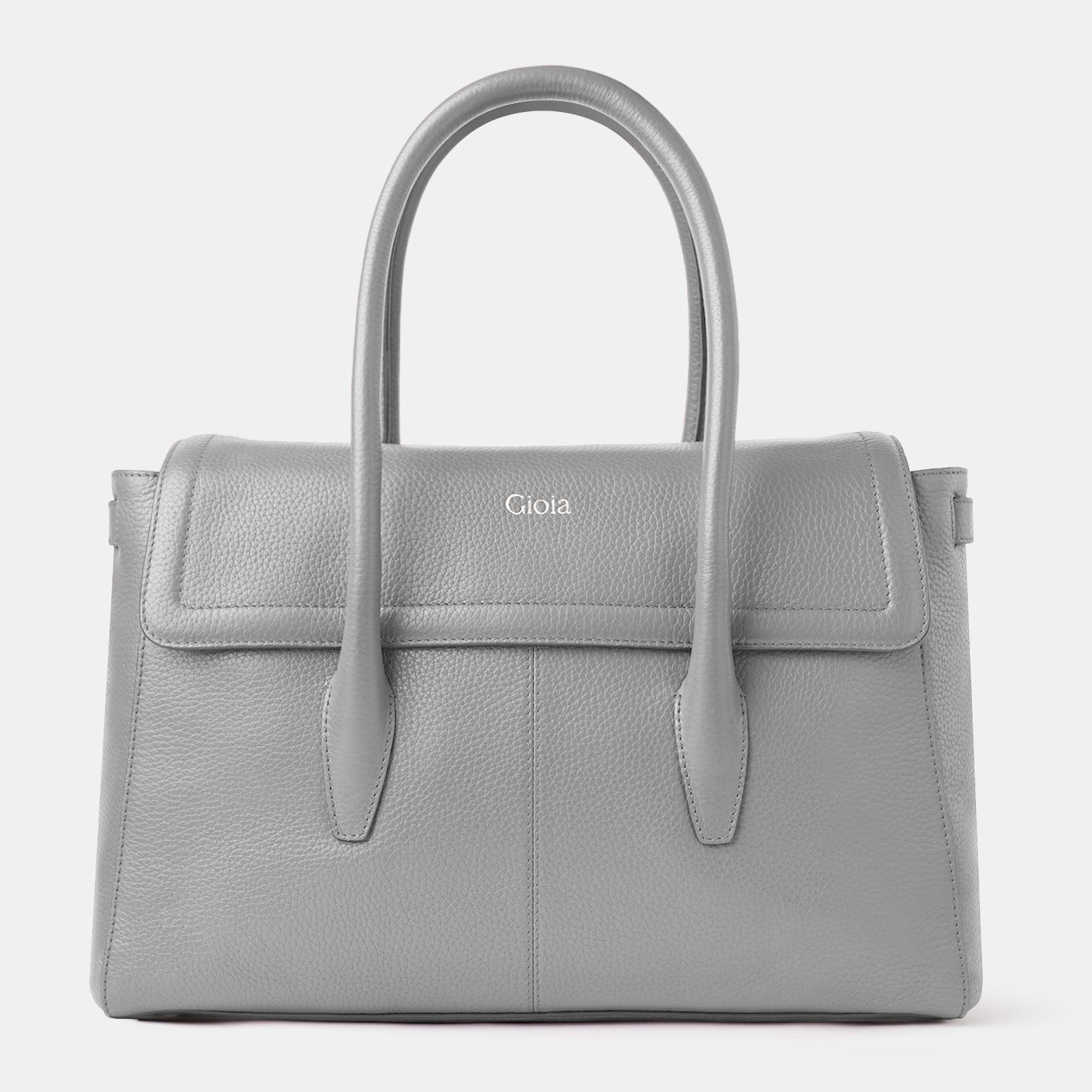 Anna Flapover Tote#Color_Grey