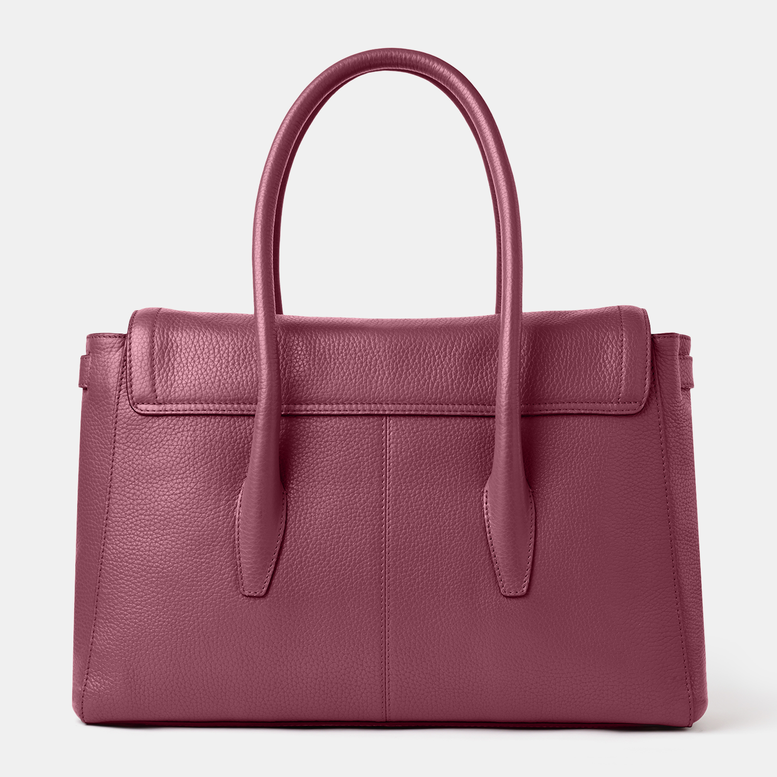 Anna Flapover Tote#Color_Dark Cherry