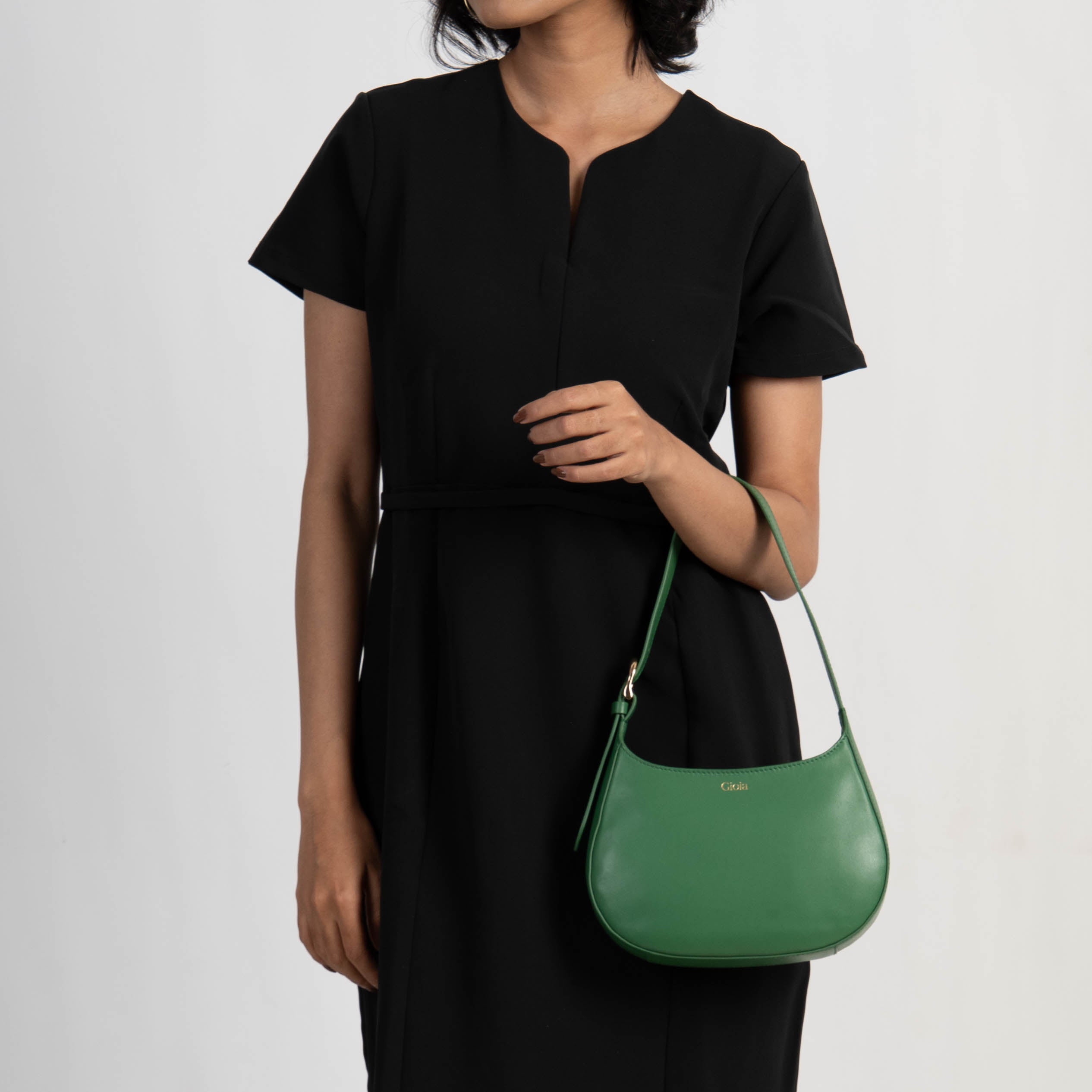 Audrey Shoulder Bag#Color_Green