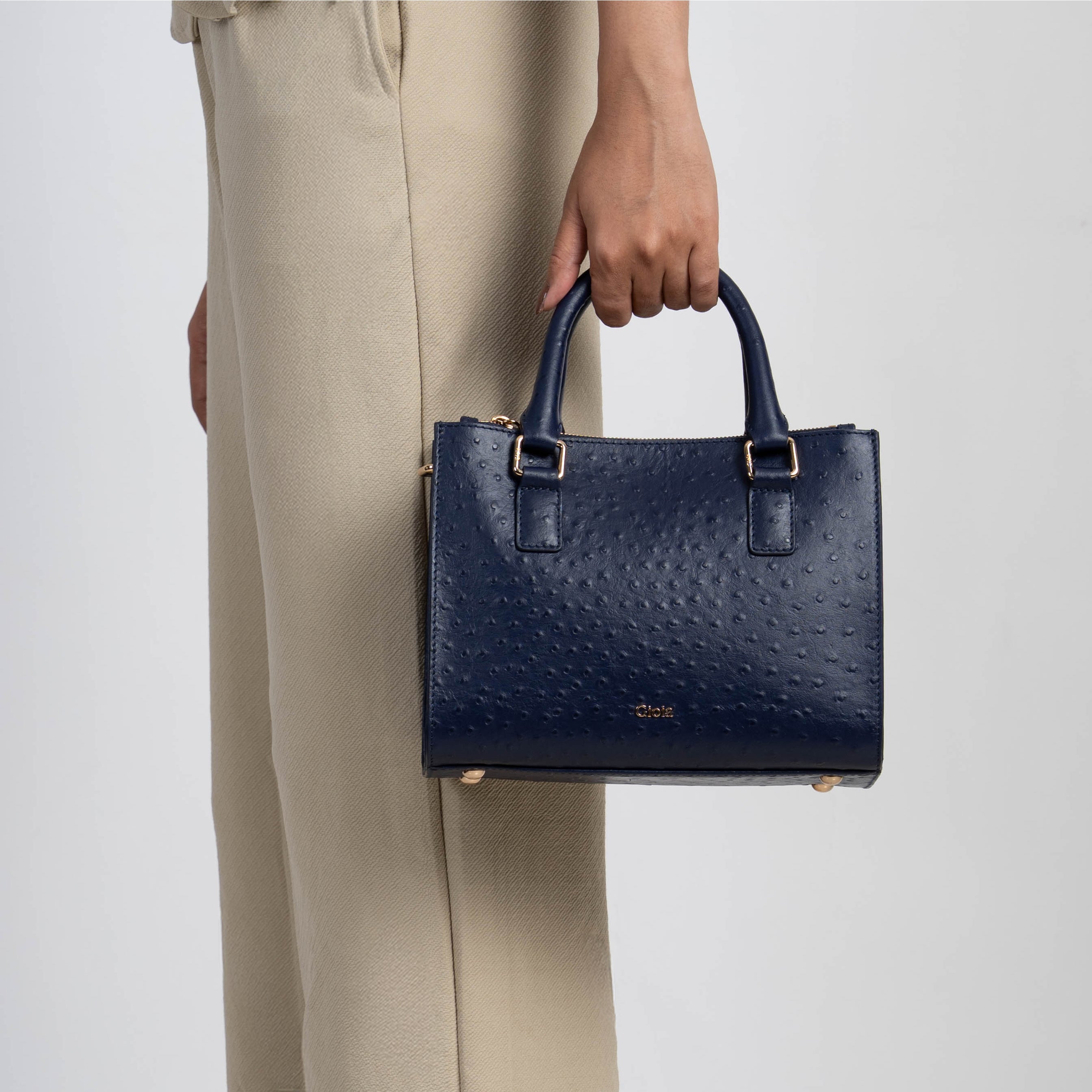 Celine Small Tote#Color_Navy