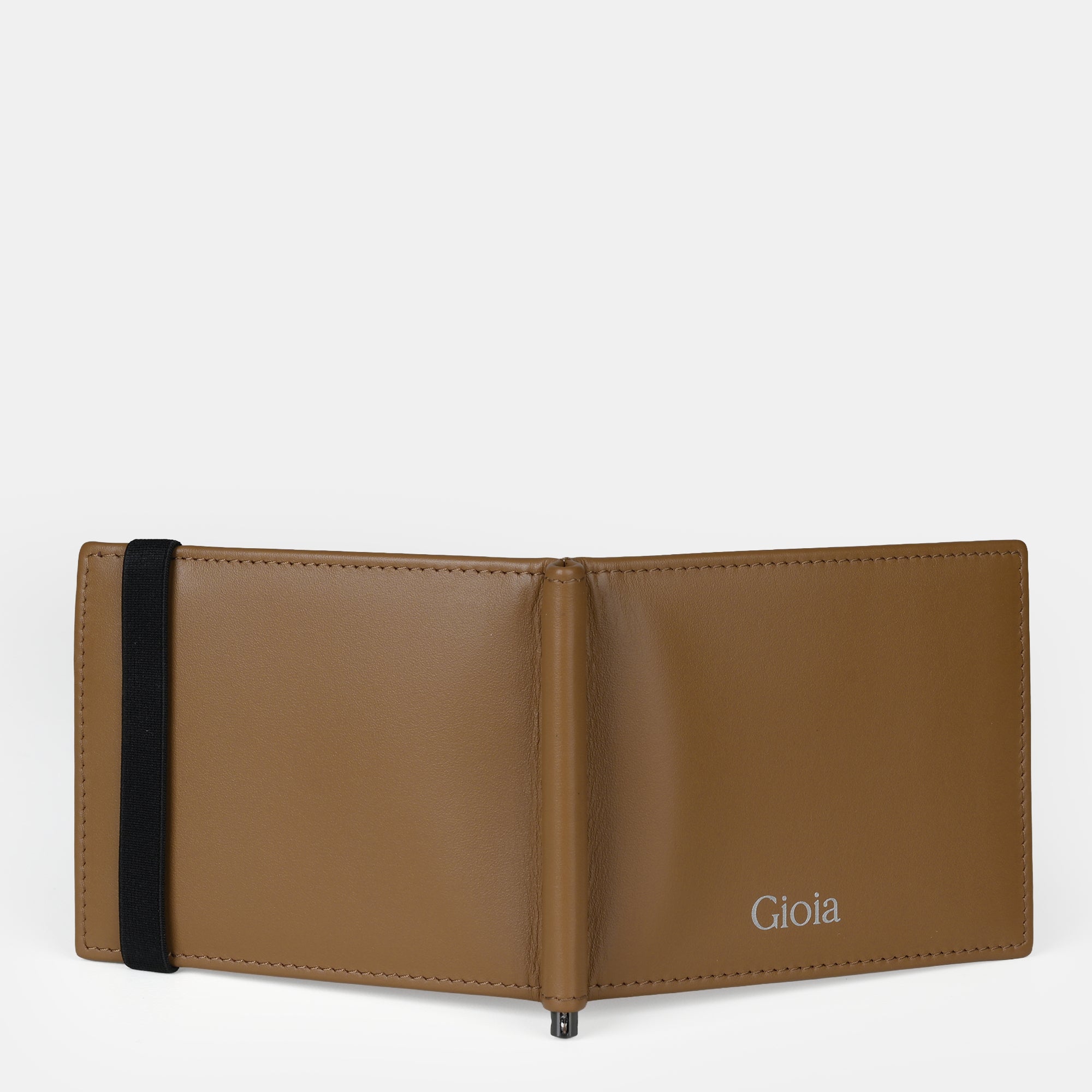Enzo Leather Moneyclip Wallet 6cc#Color_Tan