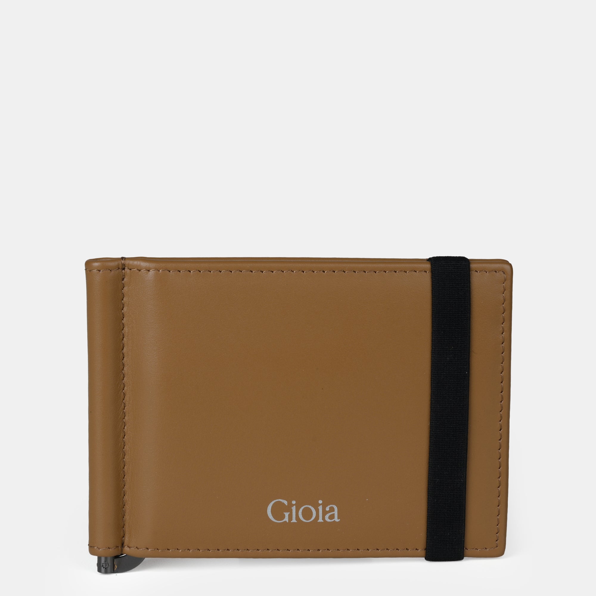 Enzo Leather Moneyclip Wallet 6cc#Color_Tan