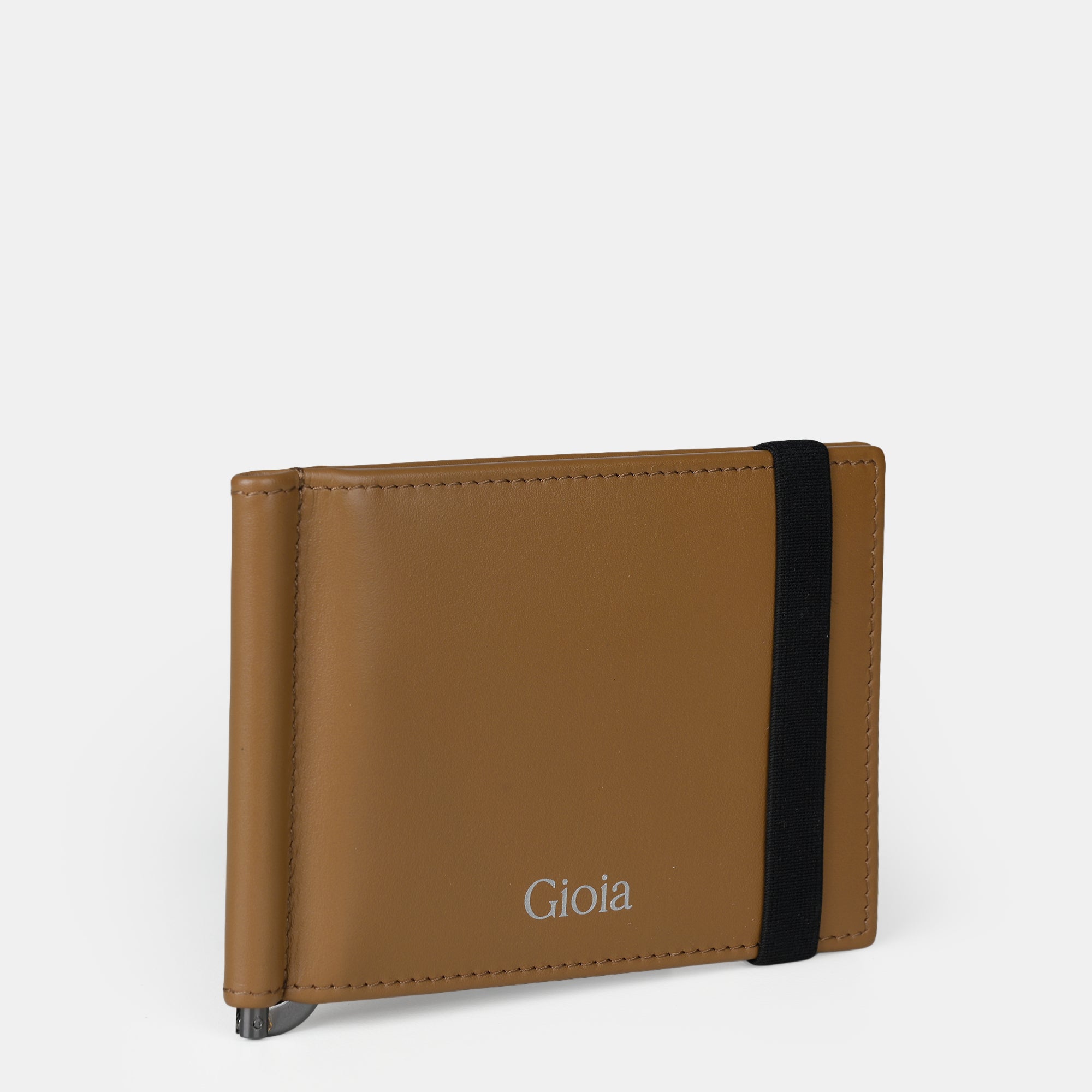 Enzo Leather Moneyclip Wallet 6cc#Color_Tan