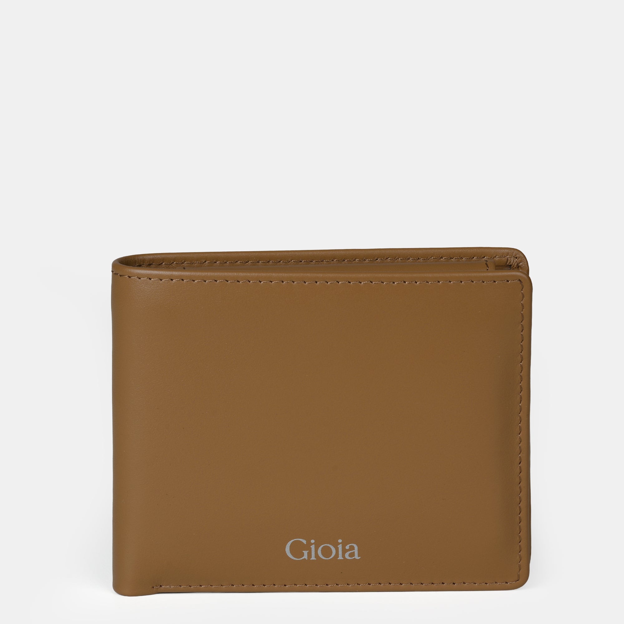 Enzo Leather Bifold Wallet 3cc with Coin Case#Color_Tan