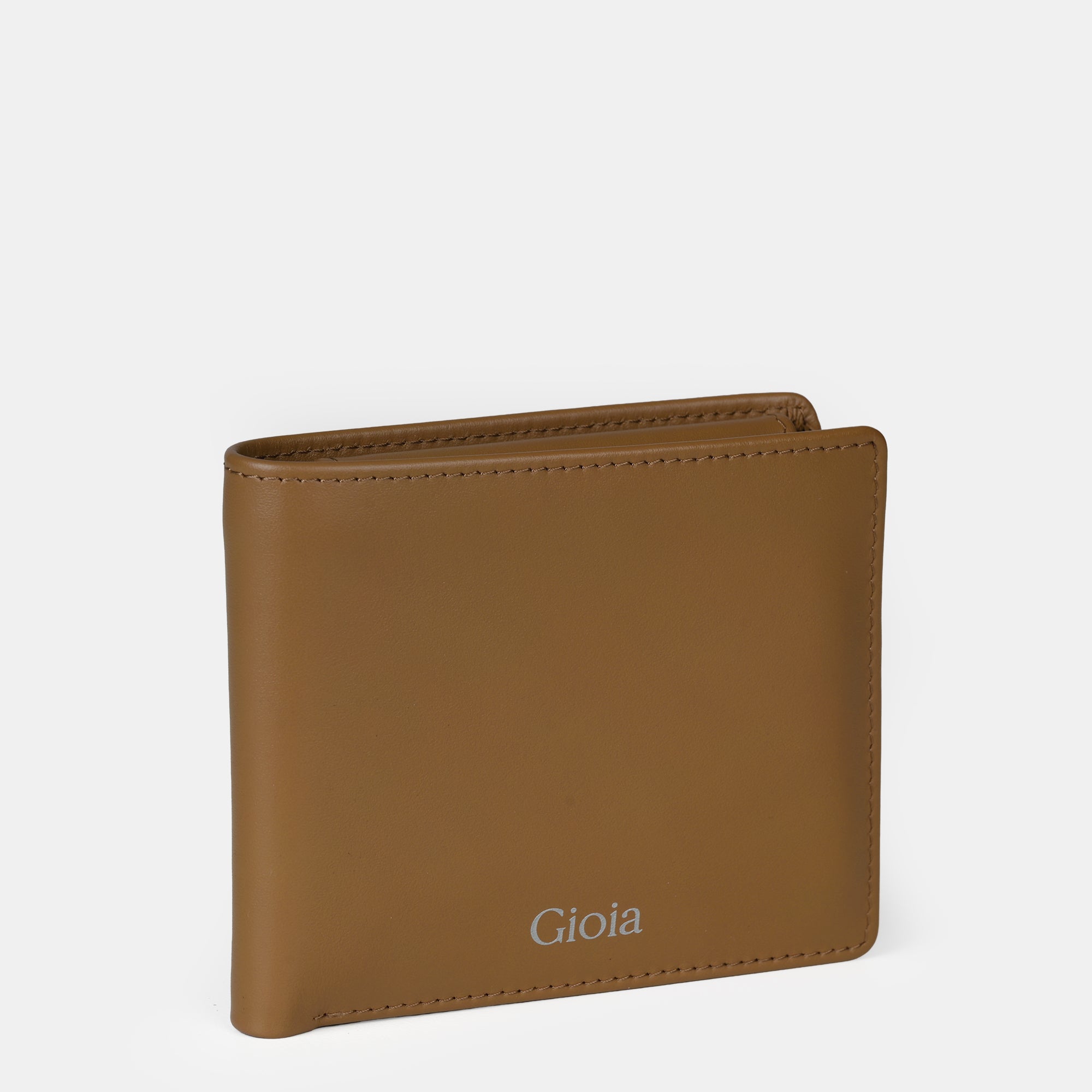 Enzo Leather Bifold Wallet 3cc with Coin Case#Color_Tan