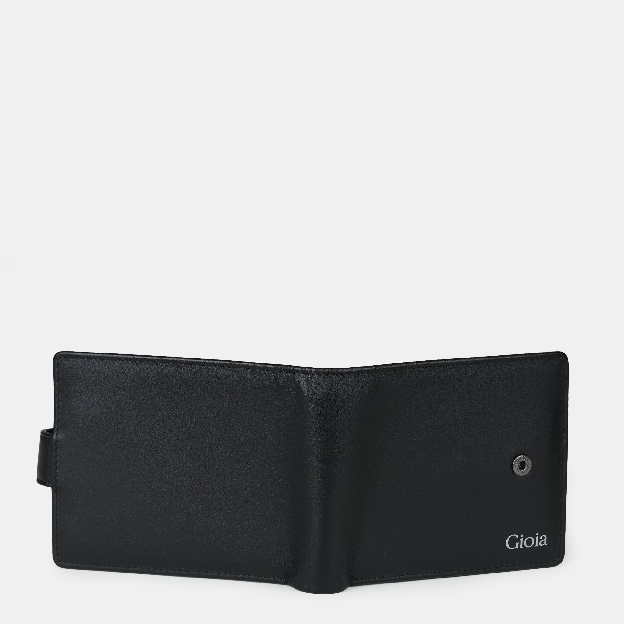 Multi Slot Leather Card Case#Color_Black