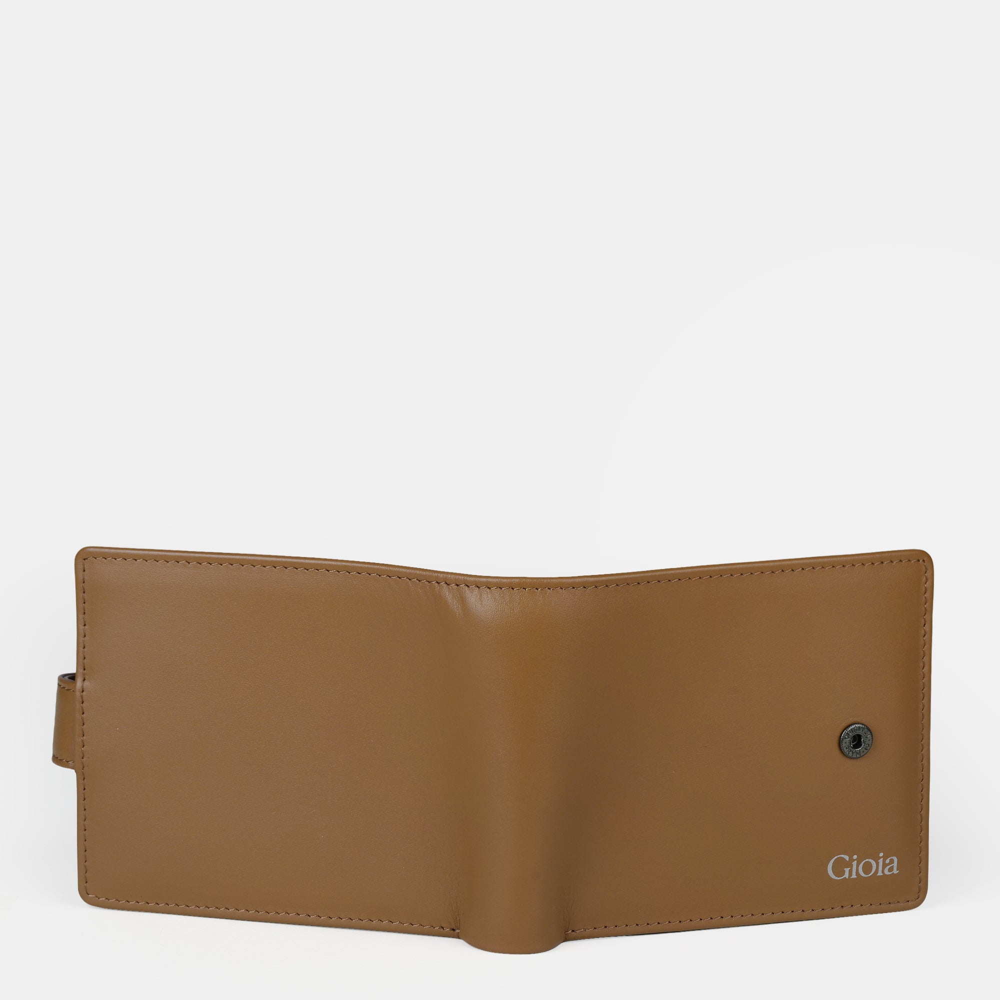 Multi Slot Leather Card Case#Color_Tan