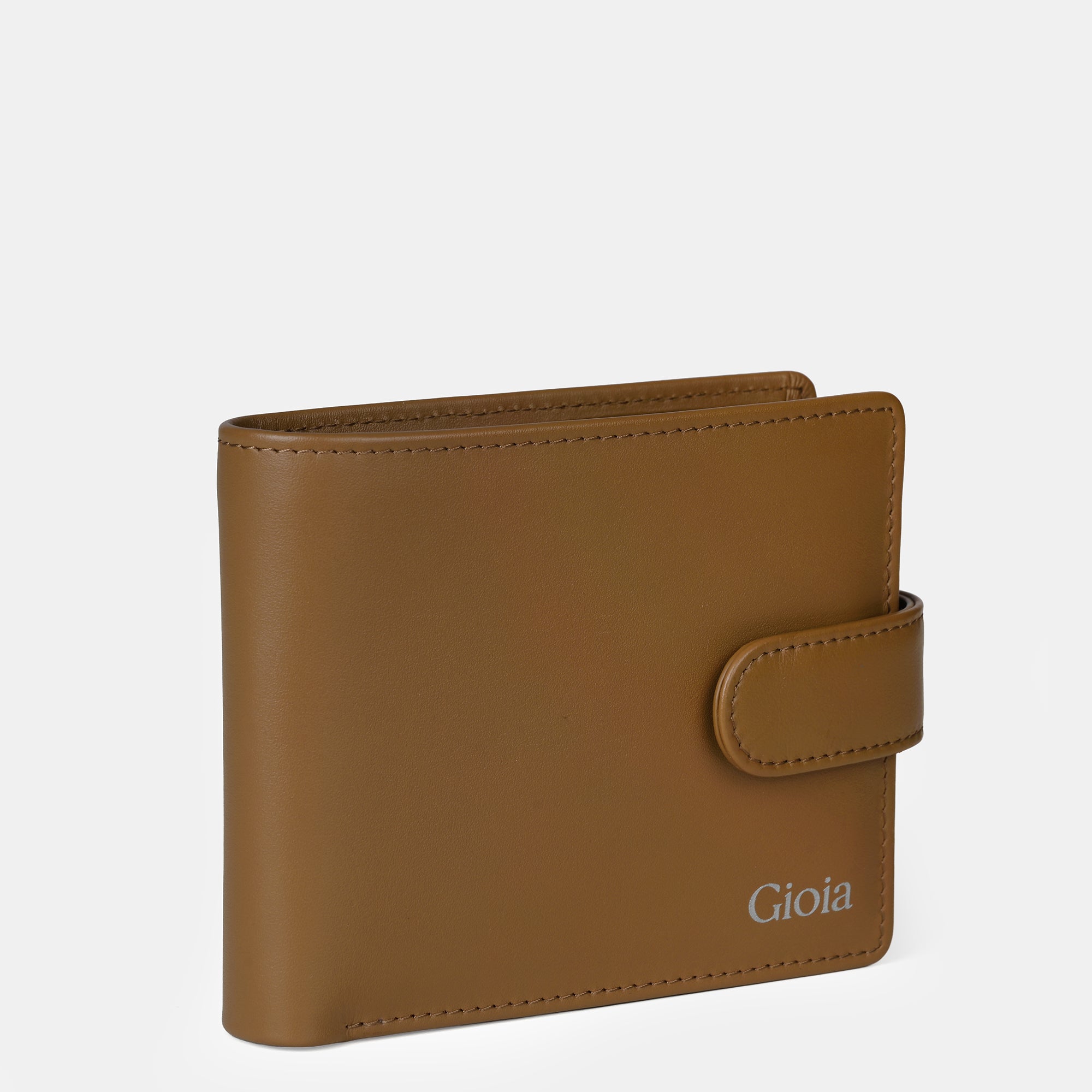 Multi Slot Leather Card Case#Color_Tan
